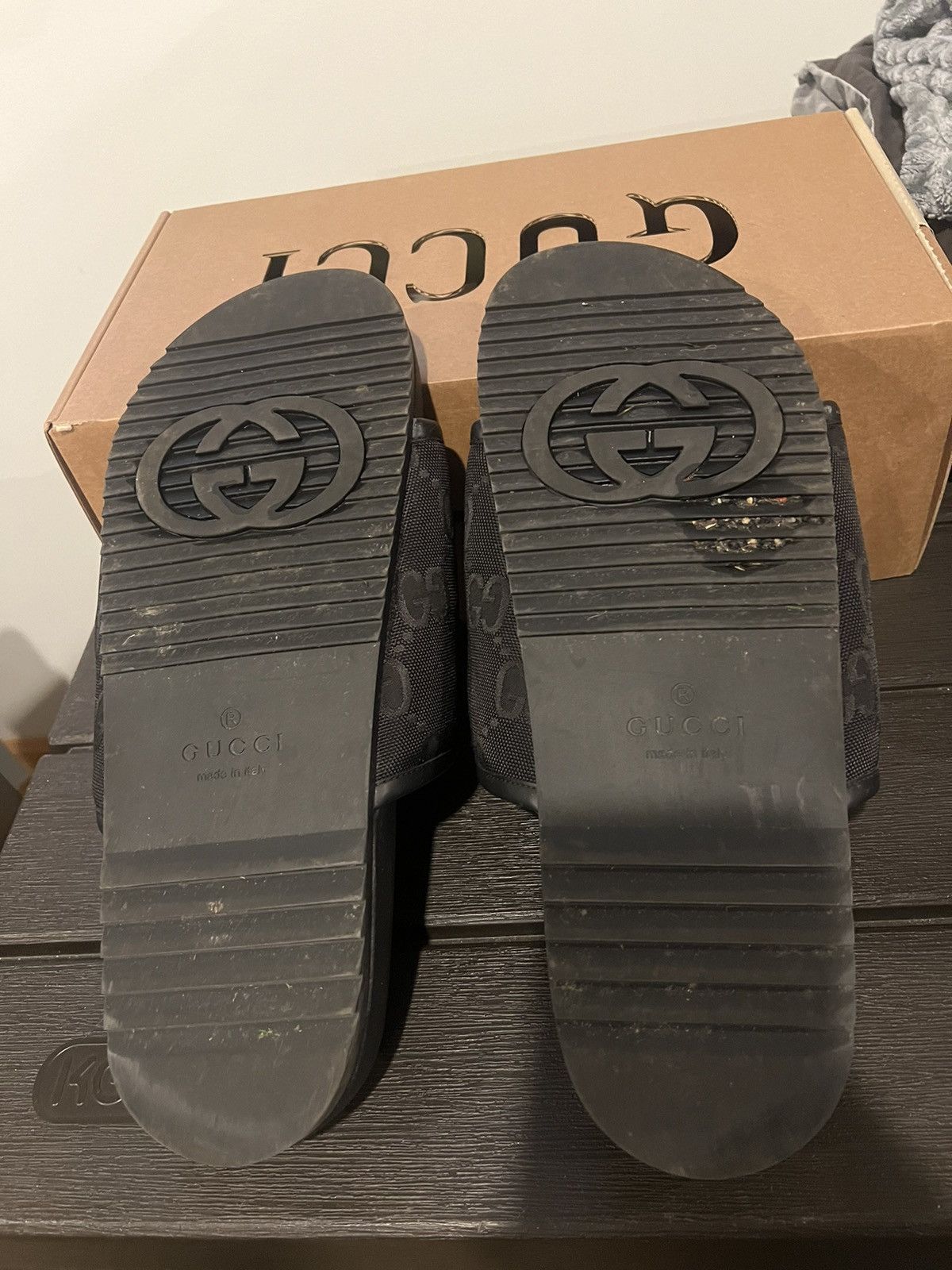 Black Gucci Sandals