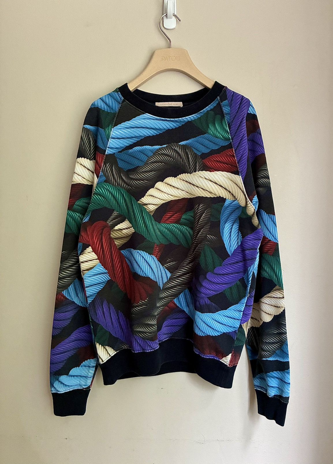 Christopher Kane Christopher Kane Trompe-l'œil Magnified Yarn Print Sweater Size US M / EU 48-50 / 2 - 2 Thumbnail