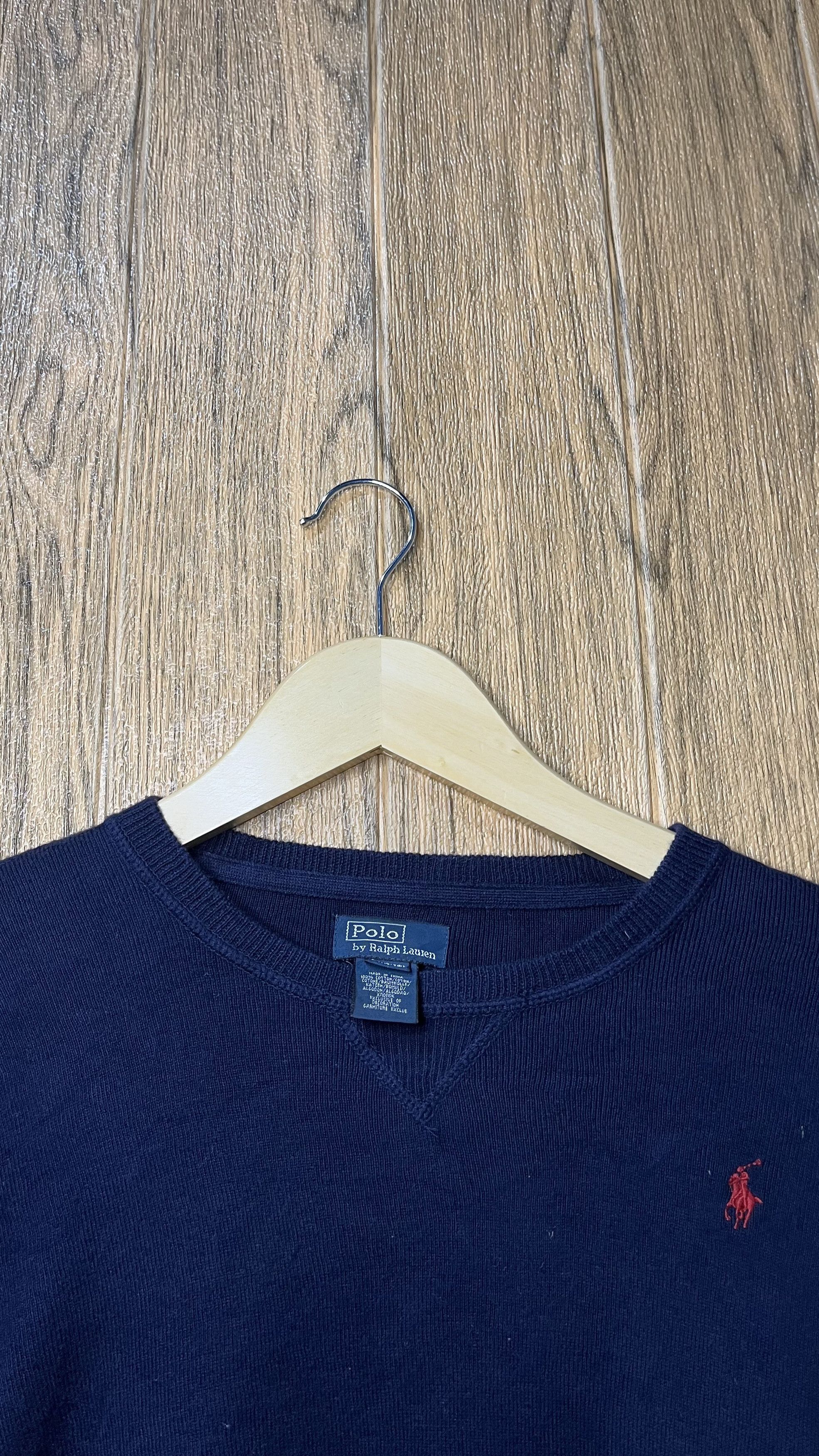 Polo Ralph Lauren × Vintage Vintage Polo Ralph Lauren Big Knit Sweater Size US M / EU 48-50 / 2 - 2 Thumbnail