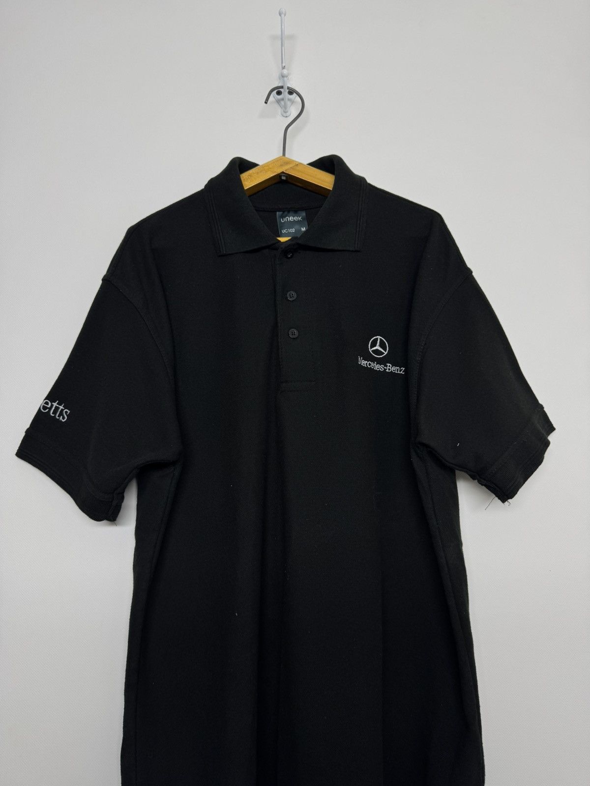 Mercedes-Benz Vintage Y2k Mercedes Bens Polo T-Shirt 00’s Size US M / EU 48-50 / 2 - 1 Thumbnail