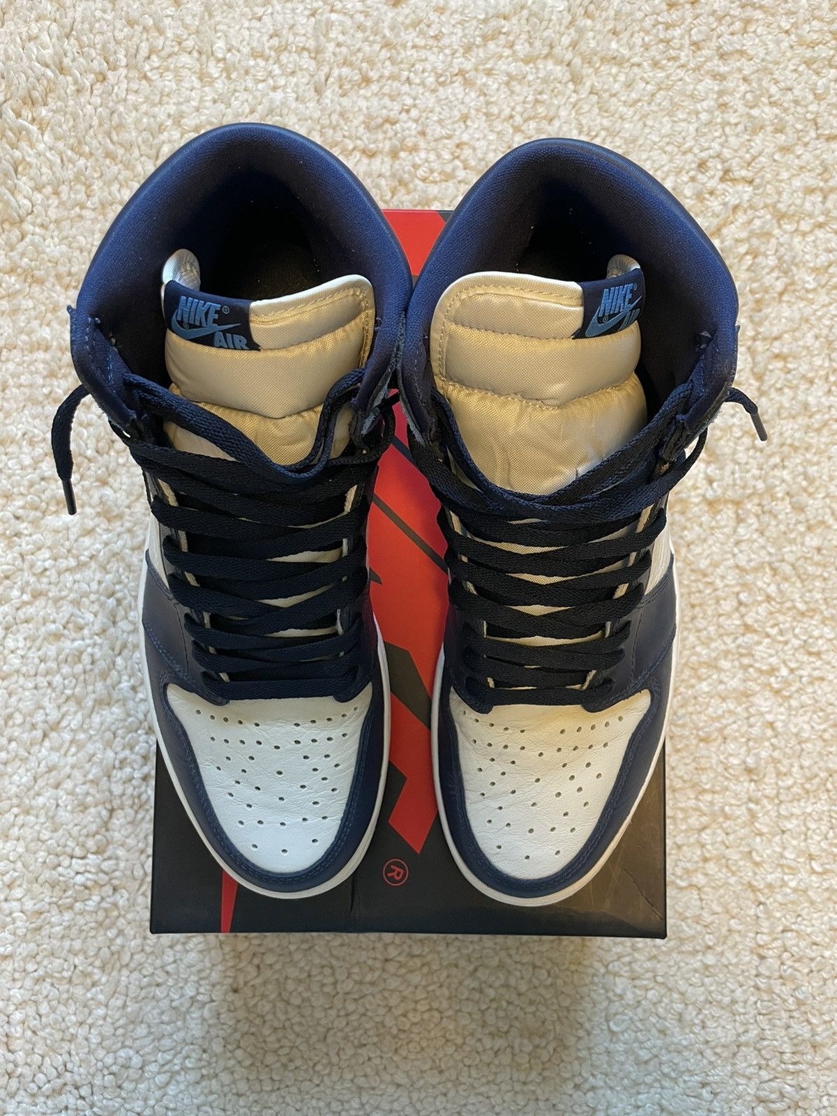 Jordan Brand Air Jordan 1 Obsidian Size US 11.5 / EU 44-45 - 4 Thumbnail