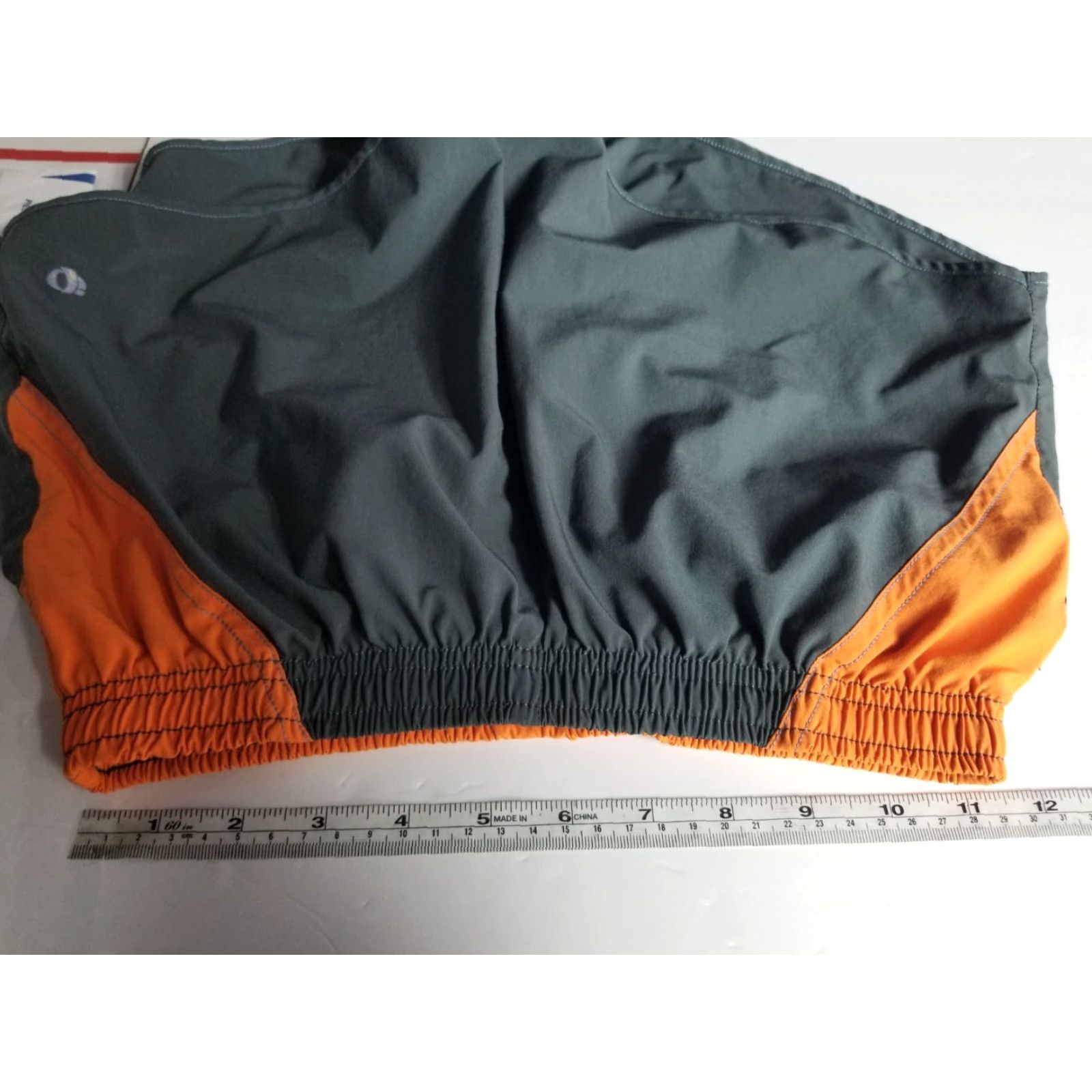 PEARL iZUMi Pearl Izumi Running Shorts Gray Orange Split Side XS Women's Size 26" / US 2 / IT 38 - 3 Thumbnail