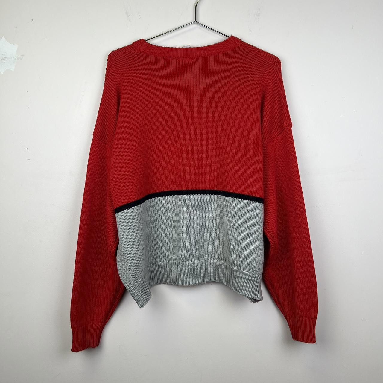 Disney Vintage 90s Mickey Mouse Graphic Sweater - Cozy Red Knit Size L / US 10 / IT 46 - 5 Thumbnail
