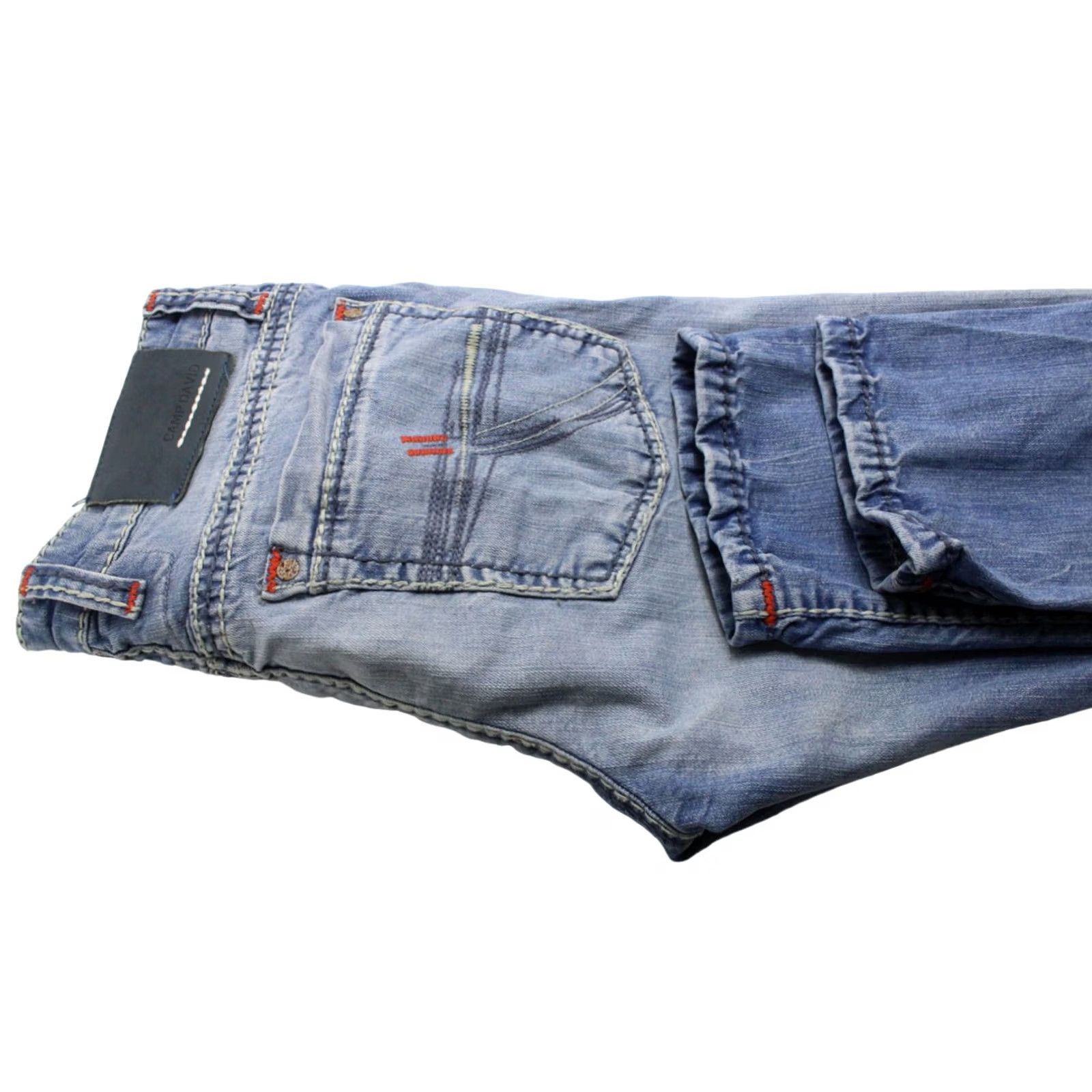 Vintage CAMP DAVID Jeans Men's Tapered Fit W30/L32 Button Fly Whiskers Faded Size US 30 / EU 46 - 5 Thumbnail