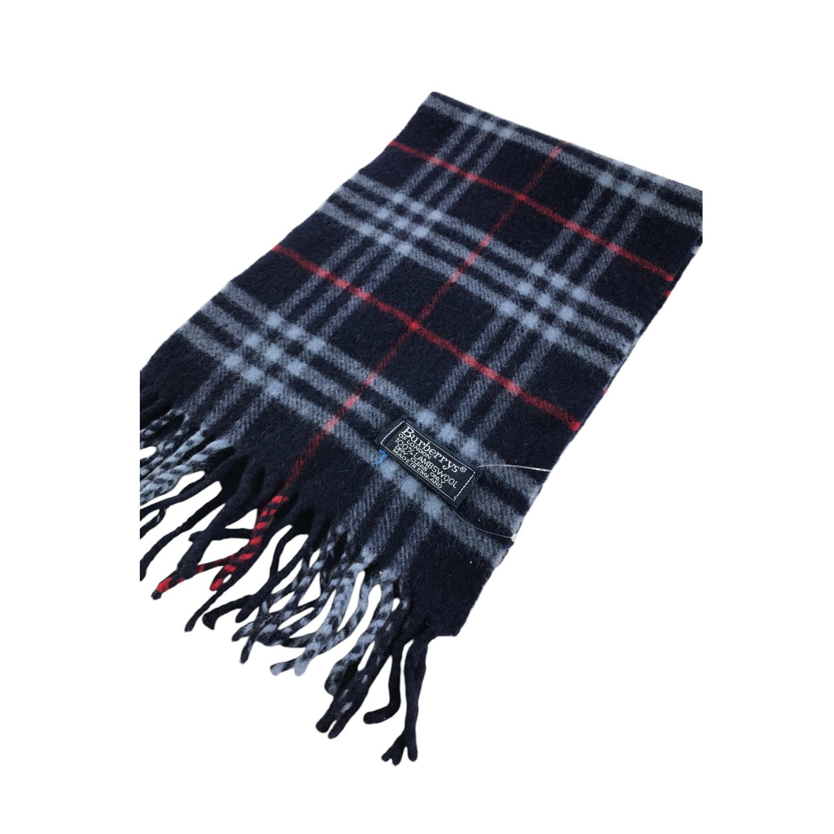 Burberry × Vintage Burberry Scarf / Muffler / Neckwear - WW2609 Size ONE SIZE - 3 Thumbnail