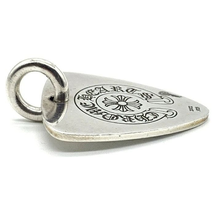 CHROME HEARTS Fucker Guitar Pick Pendant silver