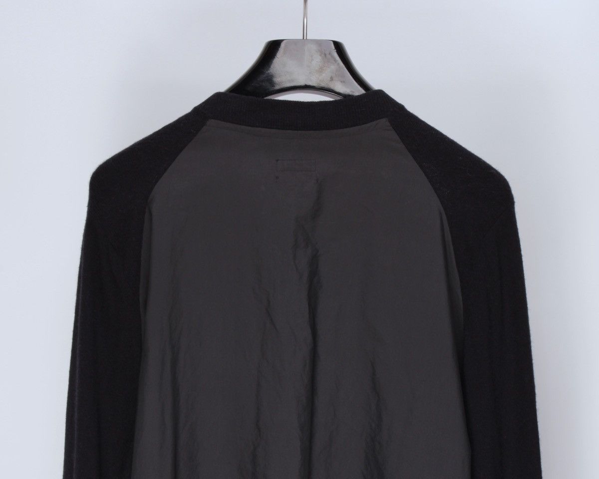 Allsaints × Designer ALLSAINTS Juku Bomber Wool Nylon Full Zip Cardigan Sweater Size US XL / EU 56 / 4 - 5 Thumbnail