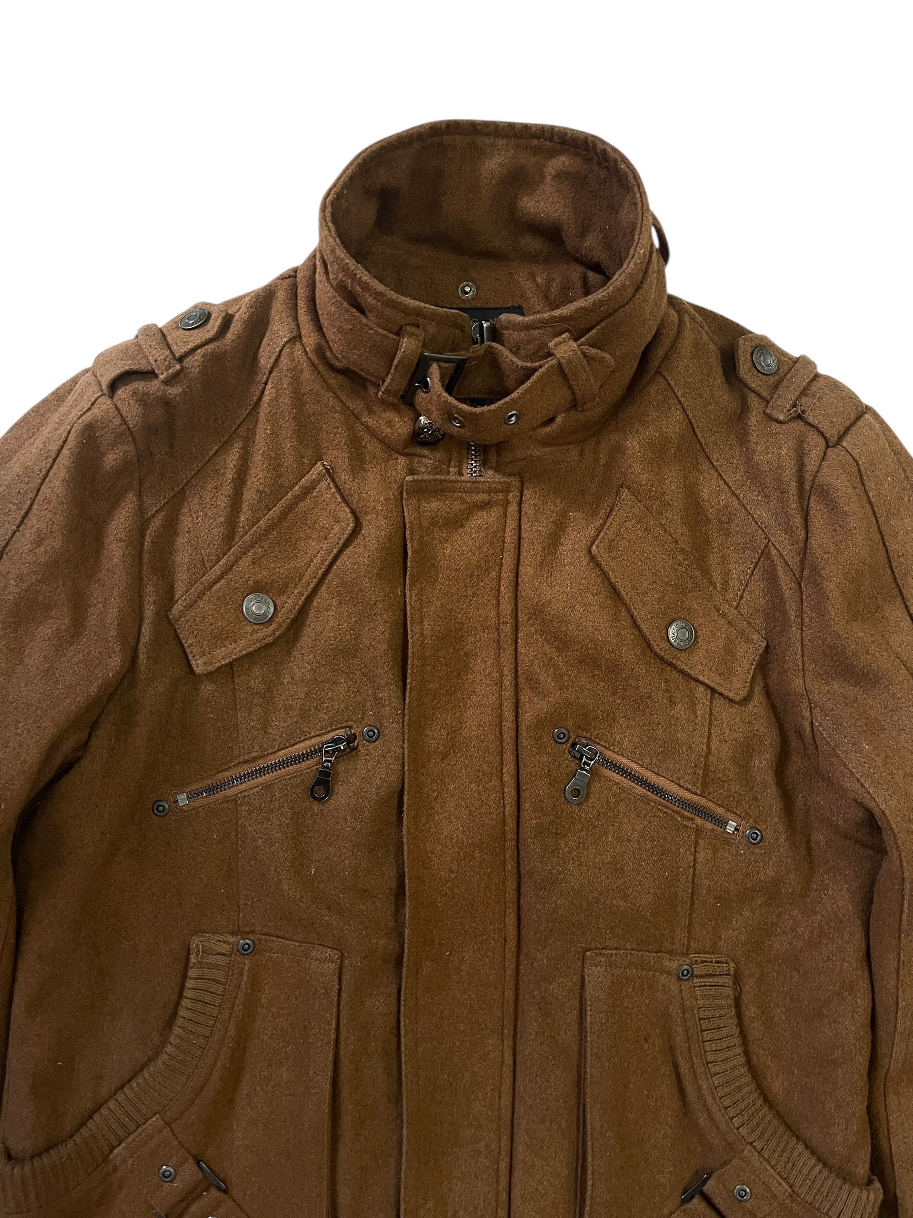 In The Attic In The Attic Brown Utility Military Style Wool Jacket Size US L / EU 52-54 / 3 - 3 Thumbnail