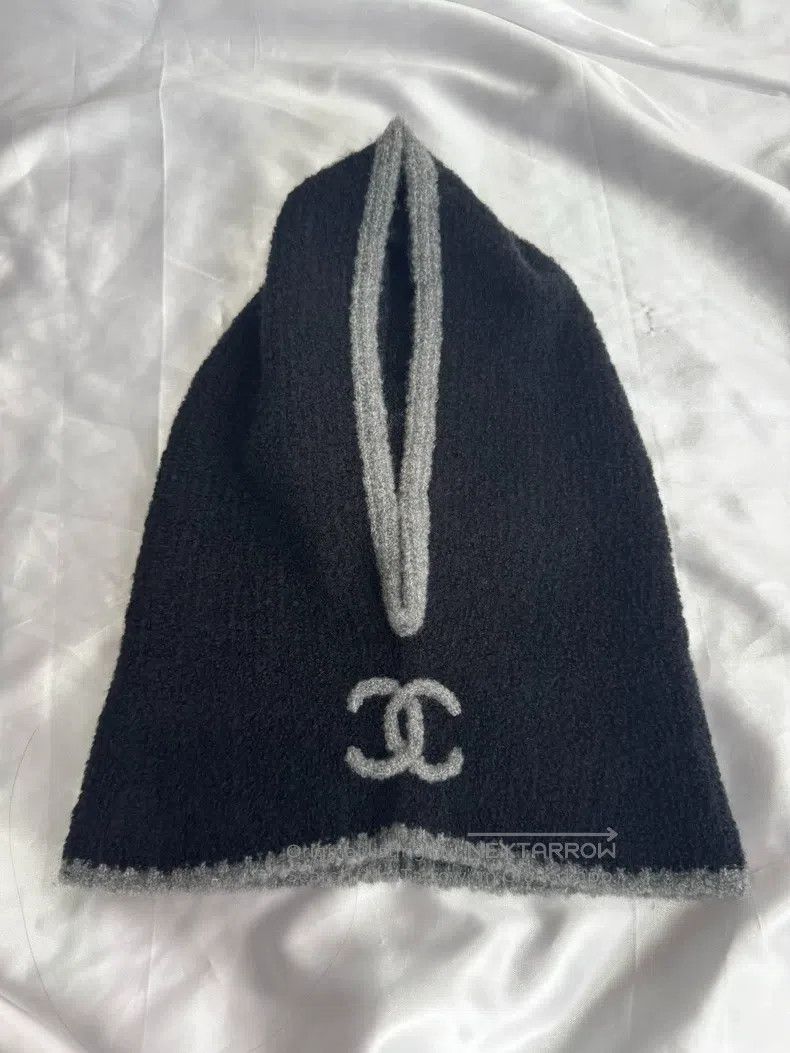 Chanel Chanel Black and grey cold hat Size ONE SIZE - 1 Thumbnail