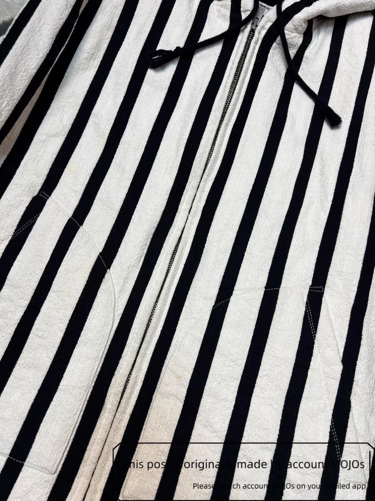 Saint Laurent Paris Sz 50 Saint Laurent Paris Black & White Stripe Jacket mojos2 Size US M / EU 48-50 / 2 - 4 Thumbnail