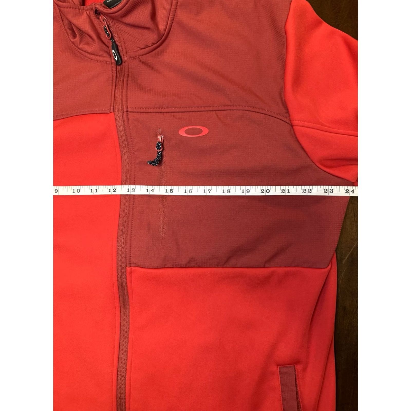 Oakley Oakley Jacket Red Fleece Lined Bomber Full Zip Mens XL Zip Up Mid-Length Long Sleeve Casual Outdoor Size US XL / EU 56 / 4 - 5 Thumbnail