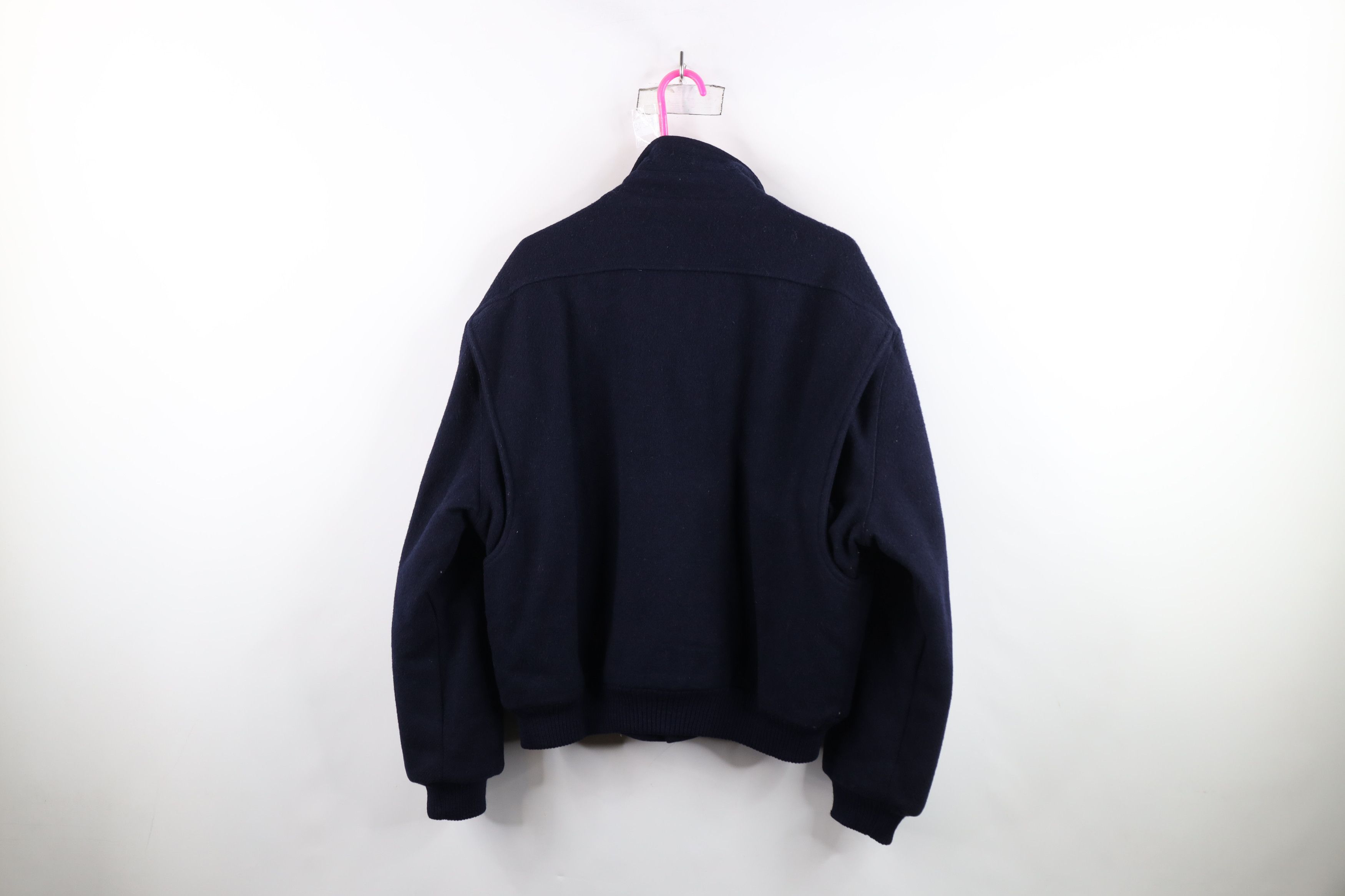Vintage Vintage 70s 80s Streetwear Heavyweight Wool Bomber Jacket Size US XXL / EU 58 / 5 - 12 Thumbnail