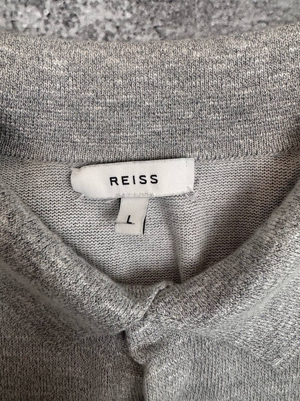 Reiss Reiss Men's Polo Sweater Grey Size L Size US L / EU 52-54 / 3 - 4 Thumbnail