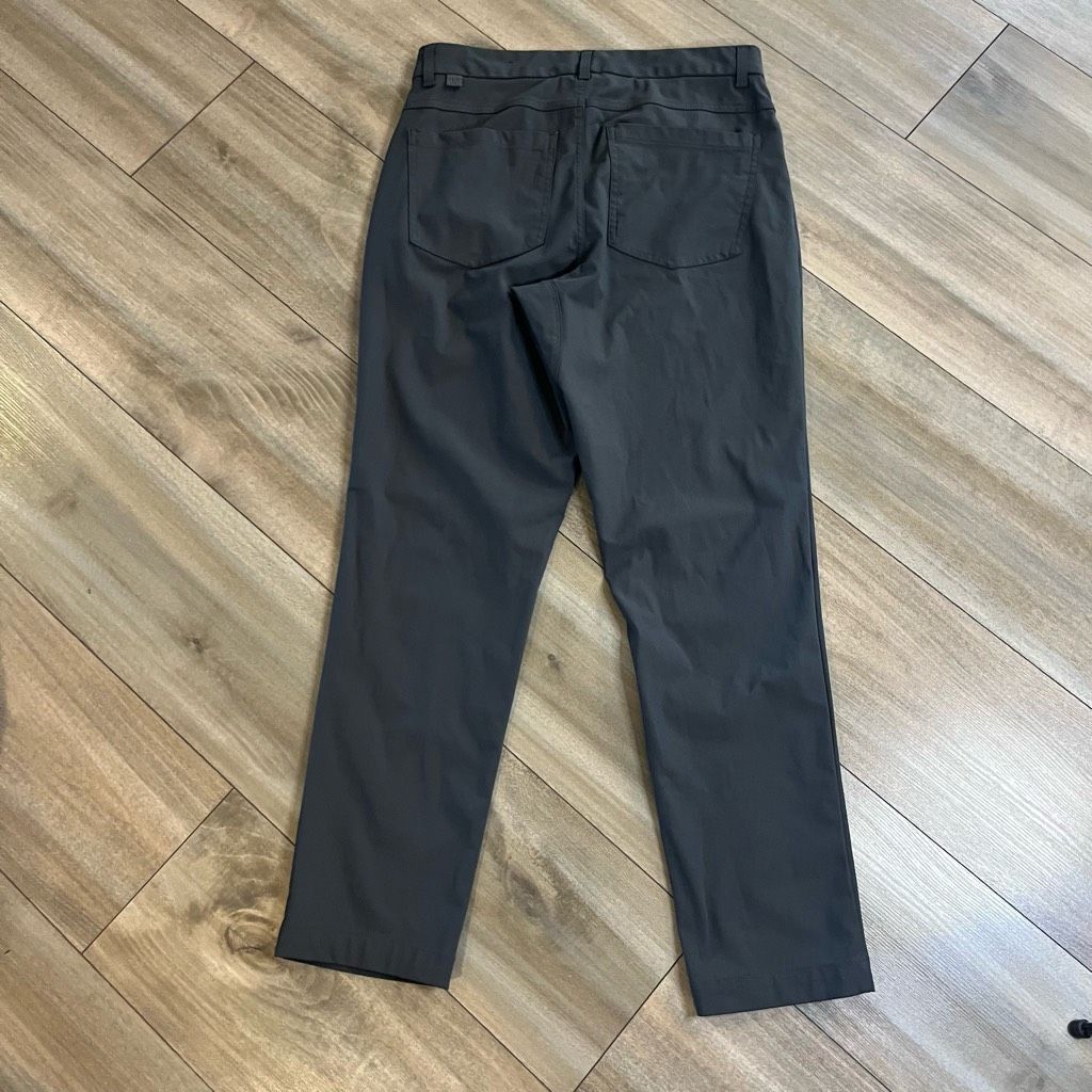 Lululemon Vrst Grey Slim Fit Grey Activewear Dress Pants Men 30x30 Size US 30 / EU 46 - 4 Thumbnail