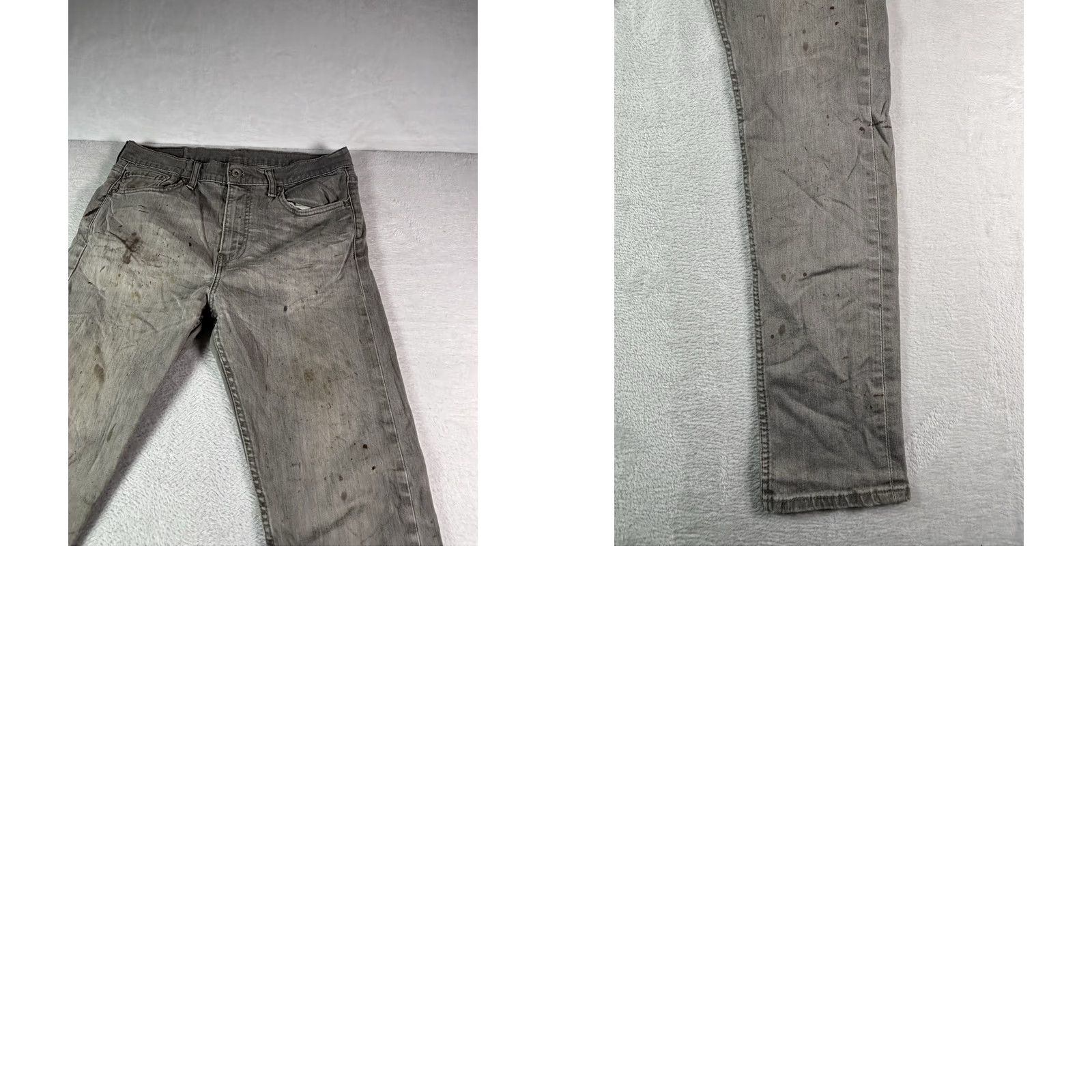 Levi's Levi's Jeans Men’s 32x32 Black Slim Straight Leg Distressed Outdoors 5-Pocket Denim Size US 32 / EU 48 - 10 Thumbnail