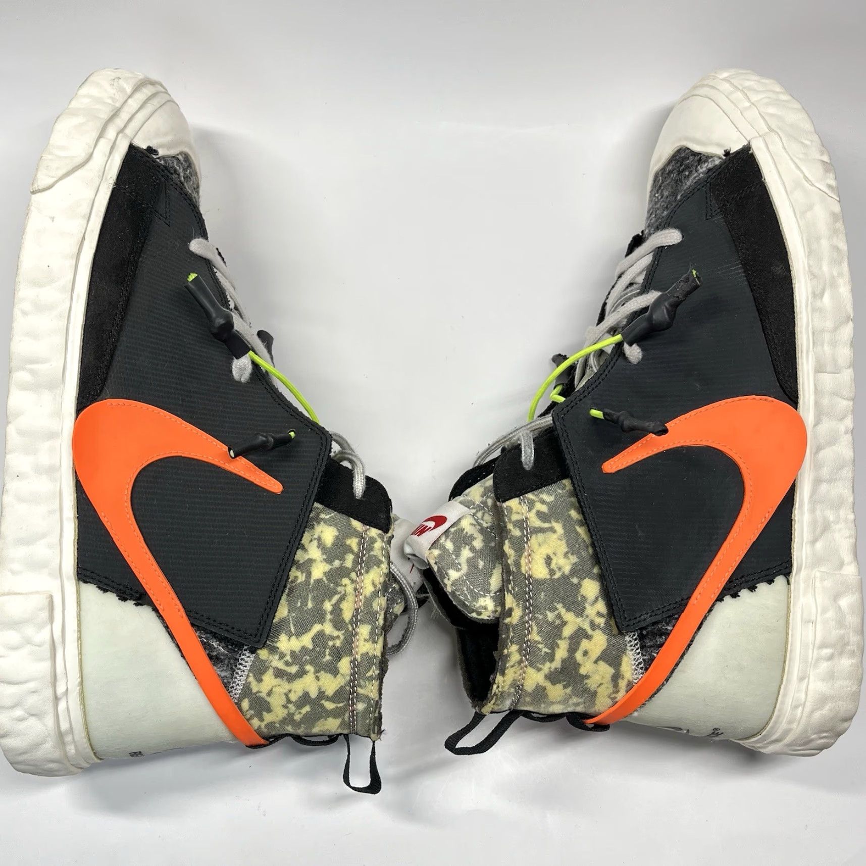 Nike Nike Blazer Mid x READYMADE Sneakers CZ3589-001 Size 14 Black Orange Grey Camo Nike Mens Shoes Sneaker Run Jogging Casual Workwear Athletic 2021 Size 36R - 6 Thumbnail