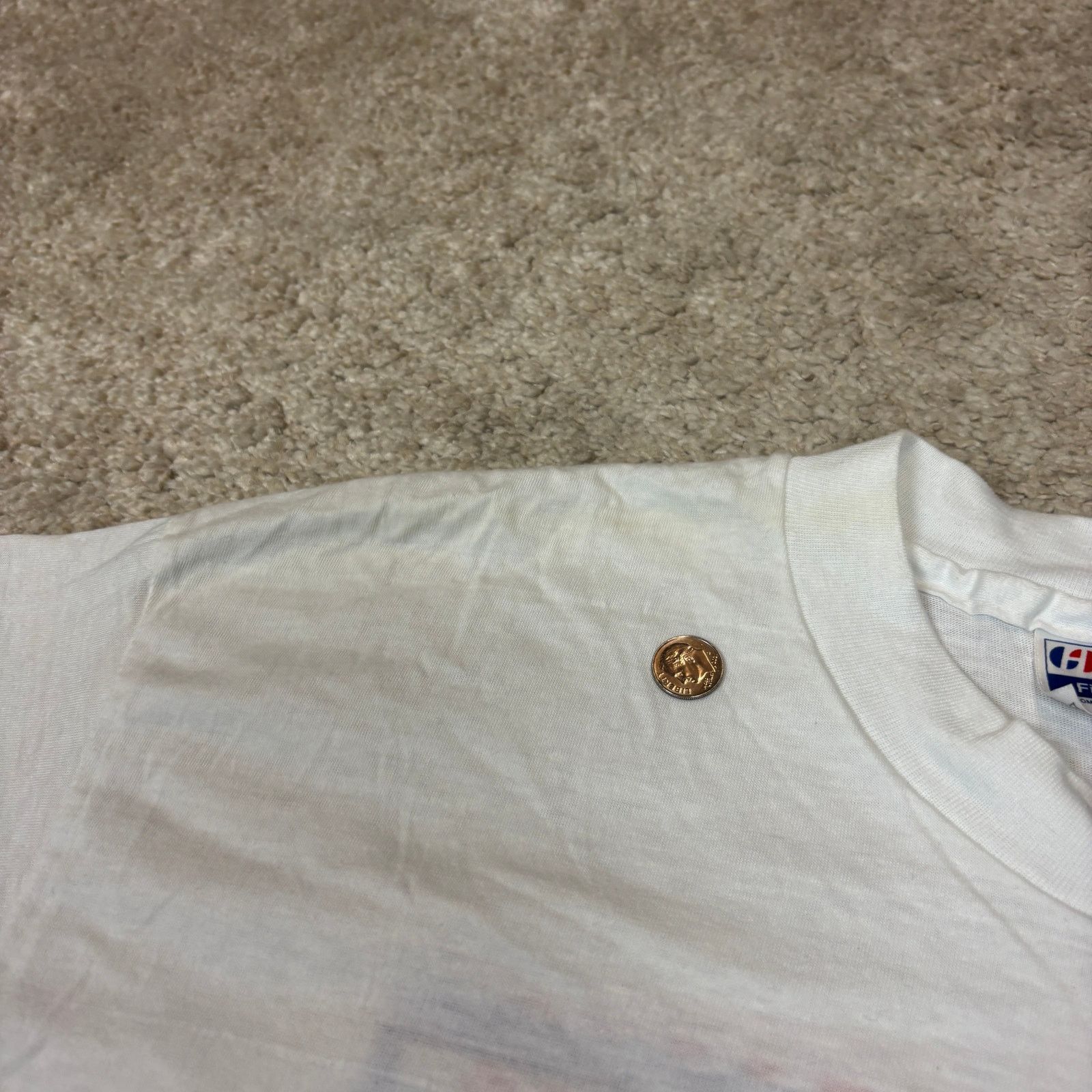 Hanes Vintage 80s Bush Racing Team Single Stitch Shirt Men's XL Size US XL / EU 56 / 4 - 9 Thumbnail