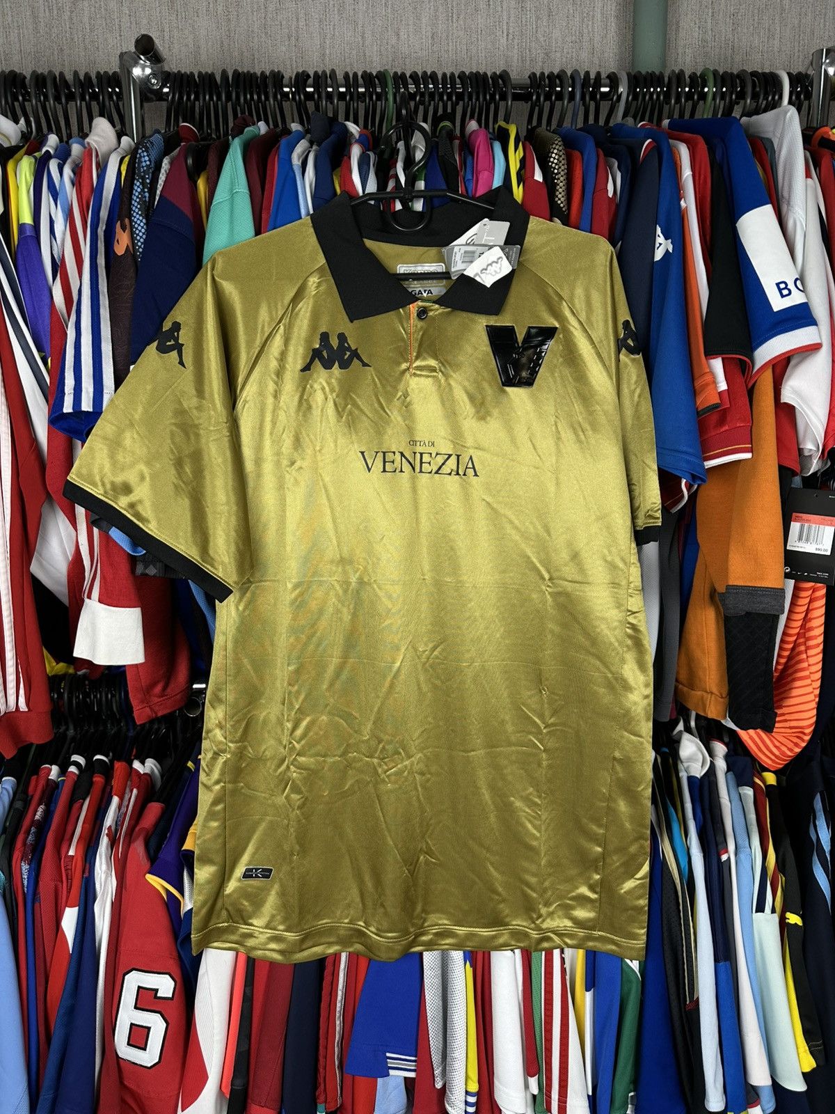Kappa VENEZIA 2022 2023 THIRD FOOTBALL SHIRT SOCCER JERSEY KAPPA Size US XXL / EU 58 / 5 - 1 Thumbnail