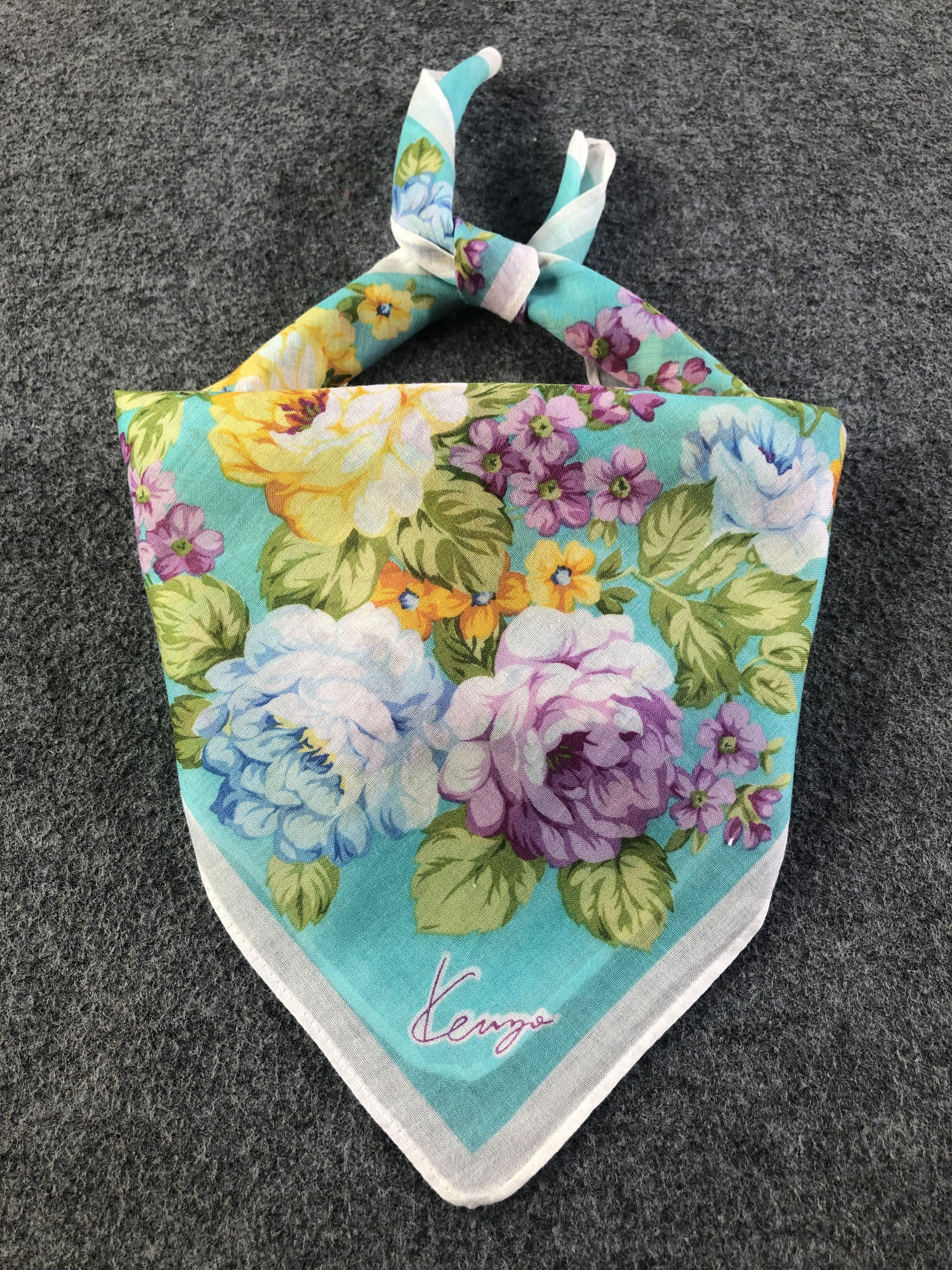 Kenzo × Vintage Kenzo Handkerchief / Bandana / Neckerchief Size ONE SIZE - 1 Thumbnail