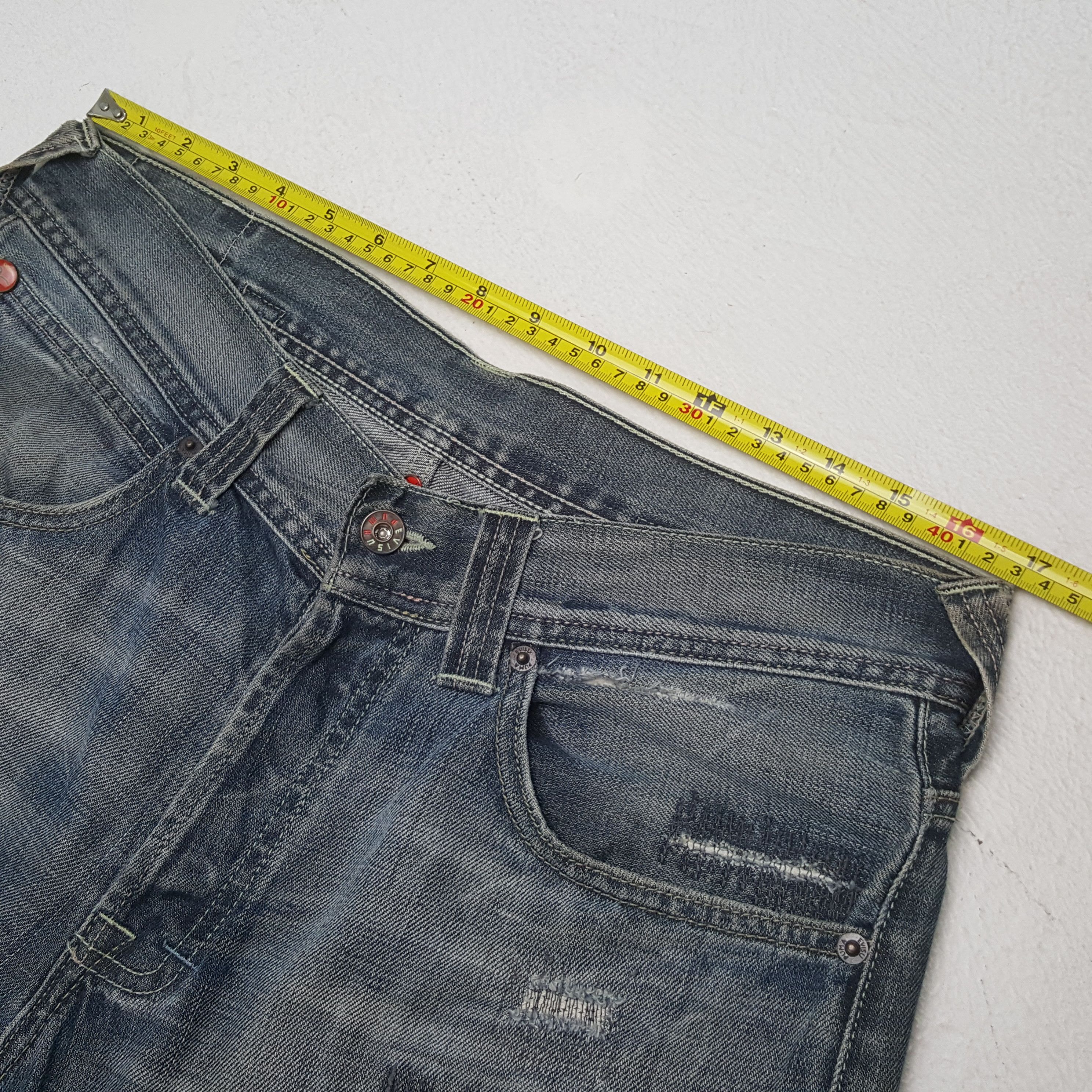 Evisu Evisu x Puma Japanese Brand Custom Daicock Jeans RR27 Size US 34 / EU 50 - 7 Thumbnail