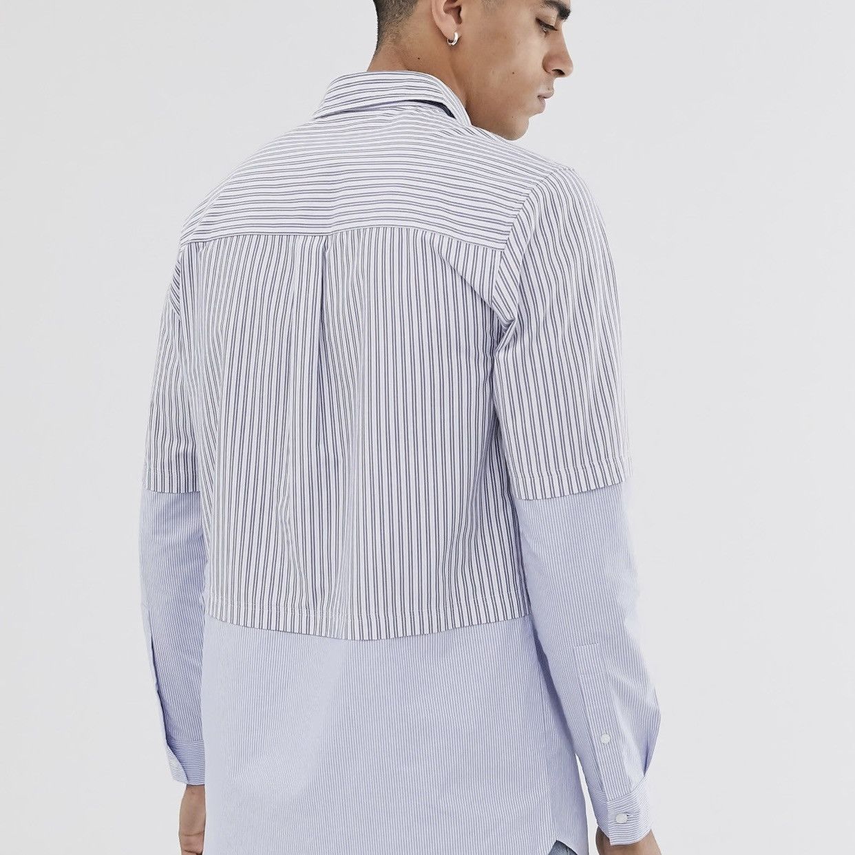 Asos ASOS Mix/Match Stripe Shirt Size US S / EU 44-46 / 1 - 6 Thumbnail