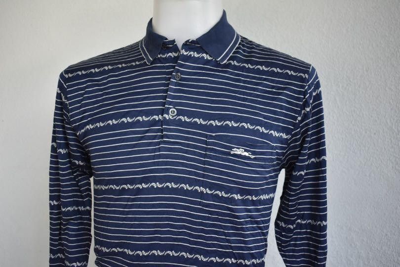 Longchamp × Vintage LUXURY LONGCHAMP POLO SHIRT L Size US L / EU 52-54 / 3 - 3 Thumbnail