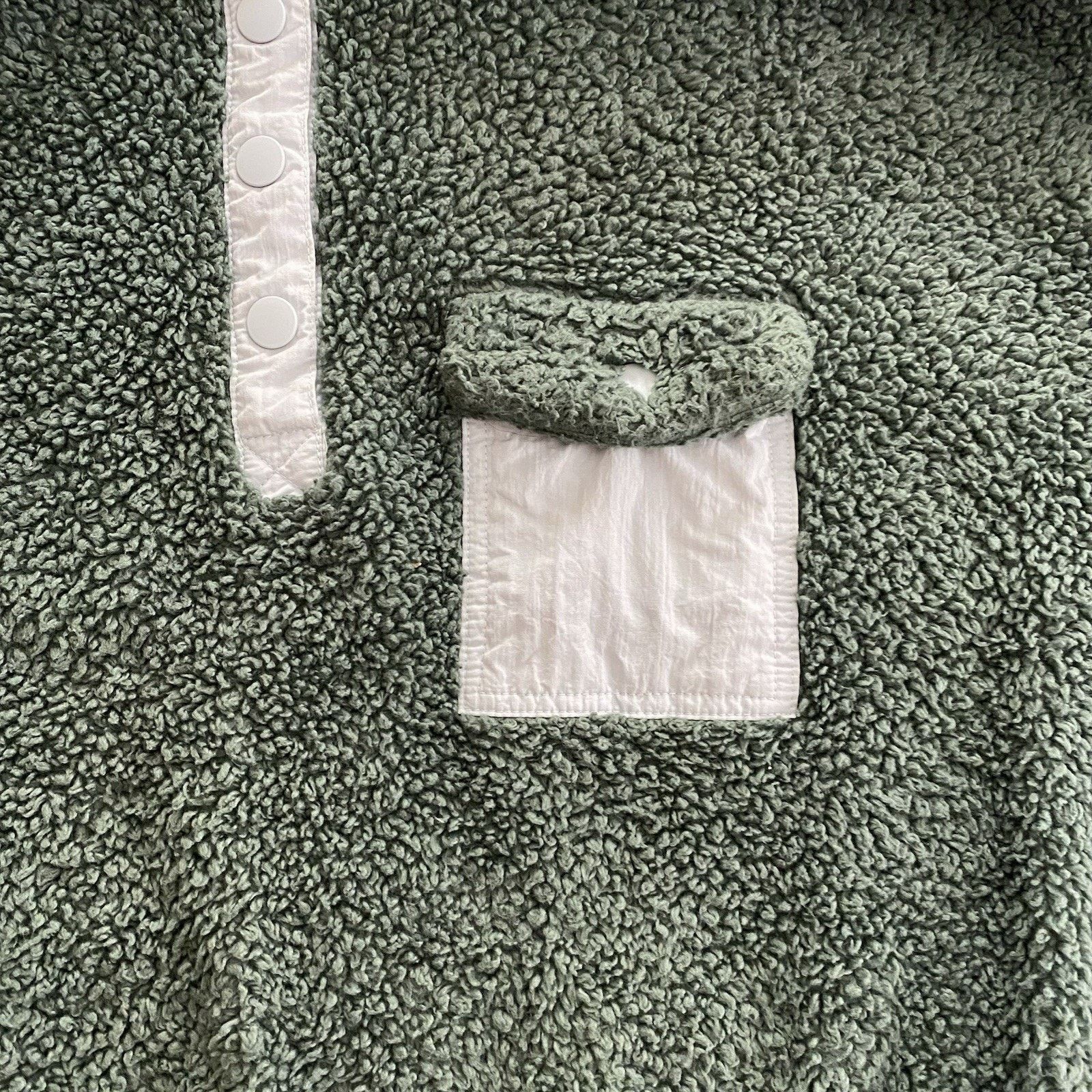 RVCA RVCA Off Grid Sherpa Fleece Sweatshirt Adult Small Green Size S / US 4 / IT 40 - 6 Thumbnail