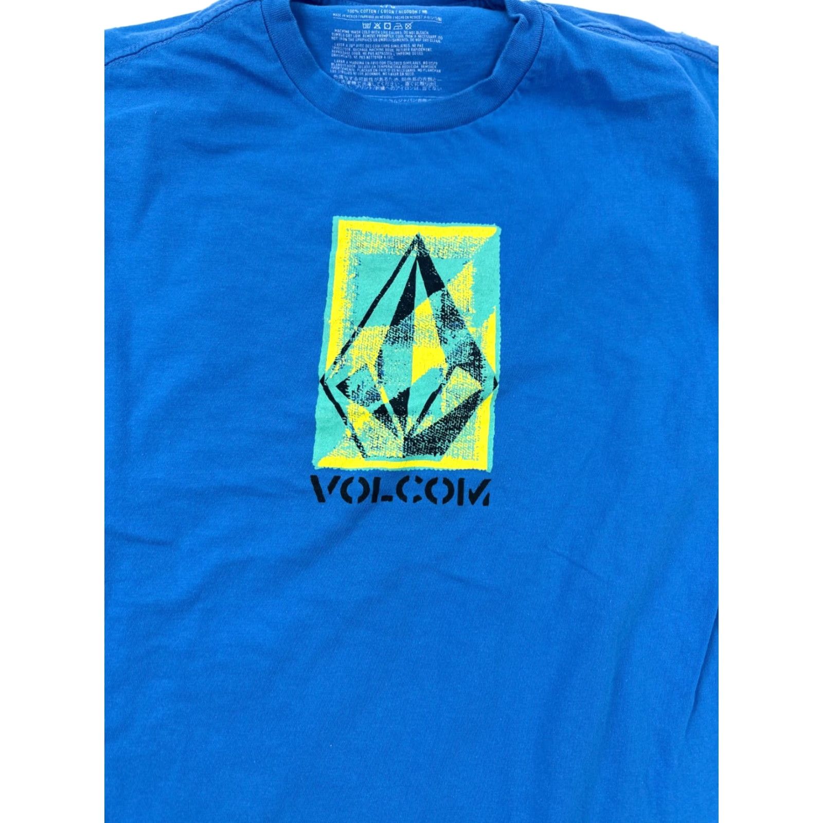 Volcom Volcom Shirt Mens Large Blue Ripper Stone Graphic Masculina Short Sleeve Tee Size US L / EU 52-54 / 3 - 3 Thumbnail