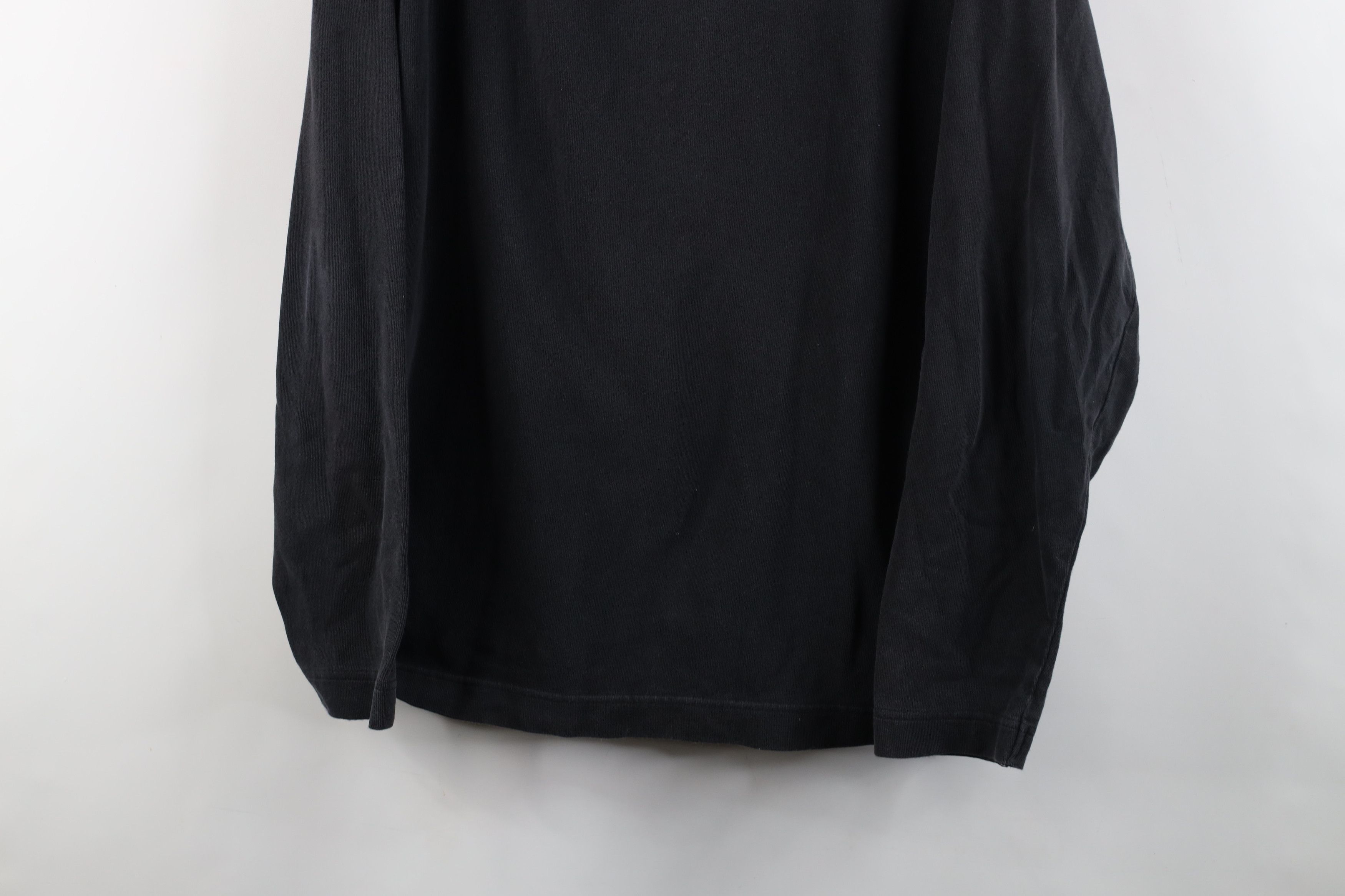 Gap × Vintage Vintage 90s Gap Cotton Ribbed Knit Long Sleeve T-Shirt Black Size US L / EU 52-54 / 3 - 3 Thumbnail
