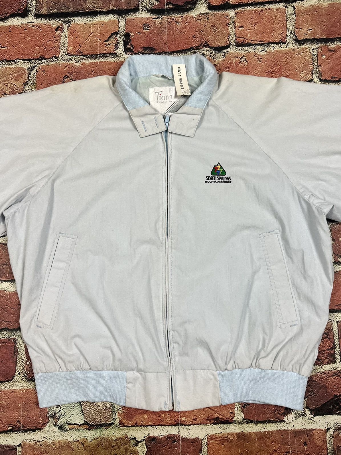 Wilson Vintage Seven Springs Mountain Resort Bomber Jacket 80s 90s Size XL / US 12-14 / IT 48-50 - 5 Thumbnail