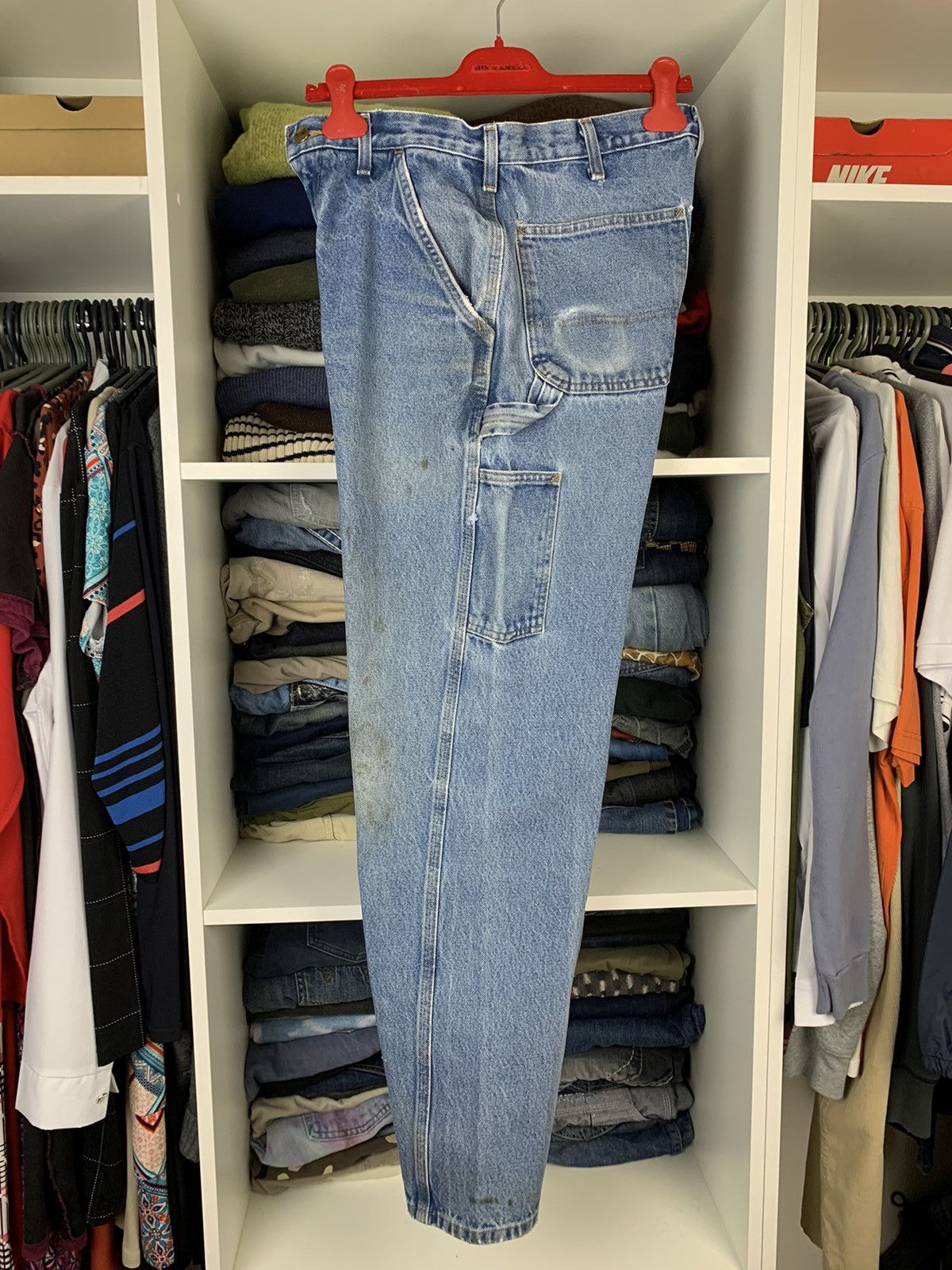 Carhartt × Vintage Vintage Carhartt Distressed Denim Thrashed Jeans Size US 32 / EU 48 - 25 Thumbnail
