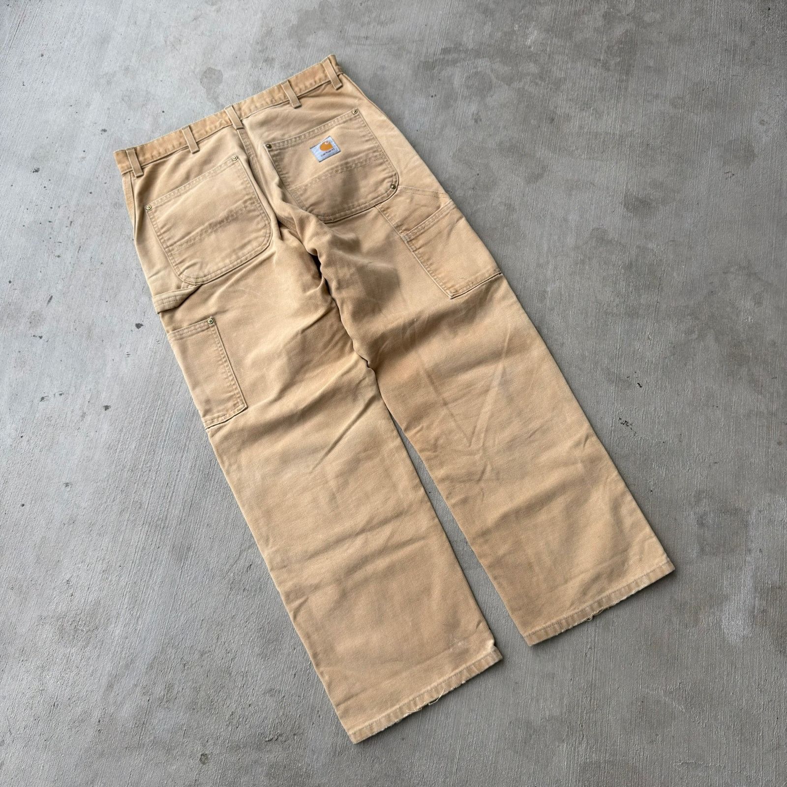 Carhartt × Vintage Carhartt brown double knee work wear carpenter pants Size US 30 / EU 46 - 4 Thumbnail
