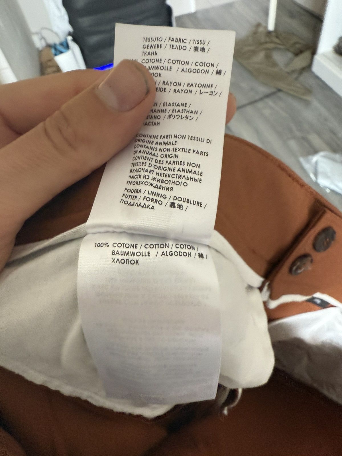 Gucci Rust-Toned Cotton Trousers with Flap Pockets Size US 36 / EU 52 - 12 Thumbnail