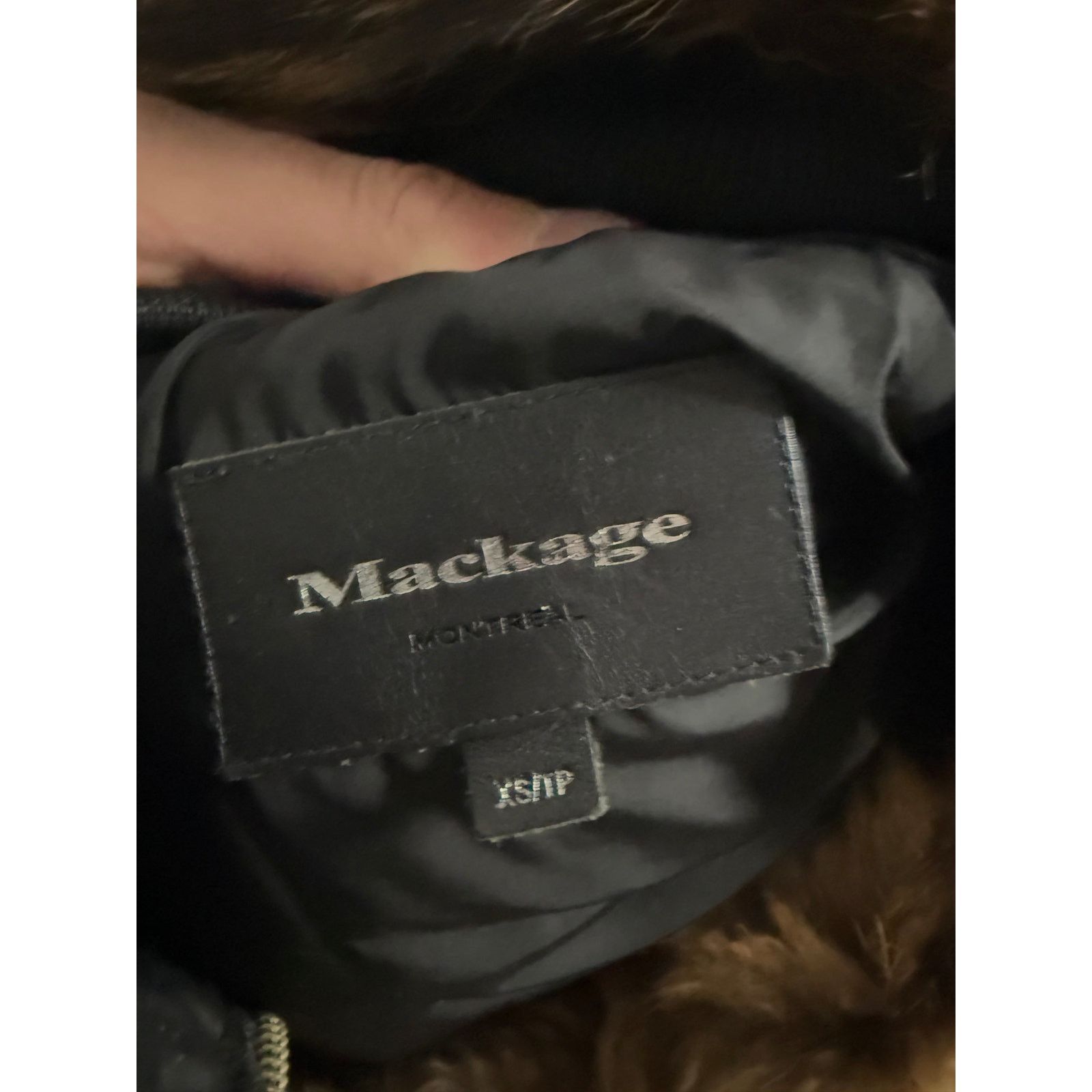 Mackage Mackage Jacket Black Fur Used XS Size XS / US 0-2 / IT 36-38 - 3 Thumbnail