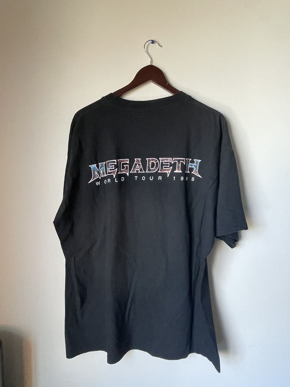 Giant × Vintage Vintage 1998 megadeth world tour tee Size US XL / EU 56 / 4 - 5 Thumbnail