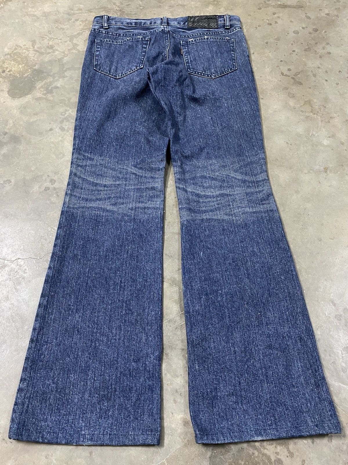 5351 POUR LES HOMMES × Japanese Brand Flared🔥5351 Pour Les Hommes Distressed Denim Boot Cut @210 Size US 31 - 10 Thumbnail