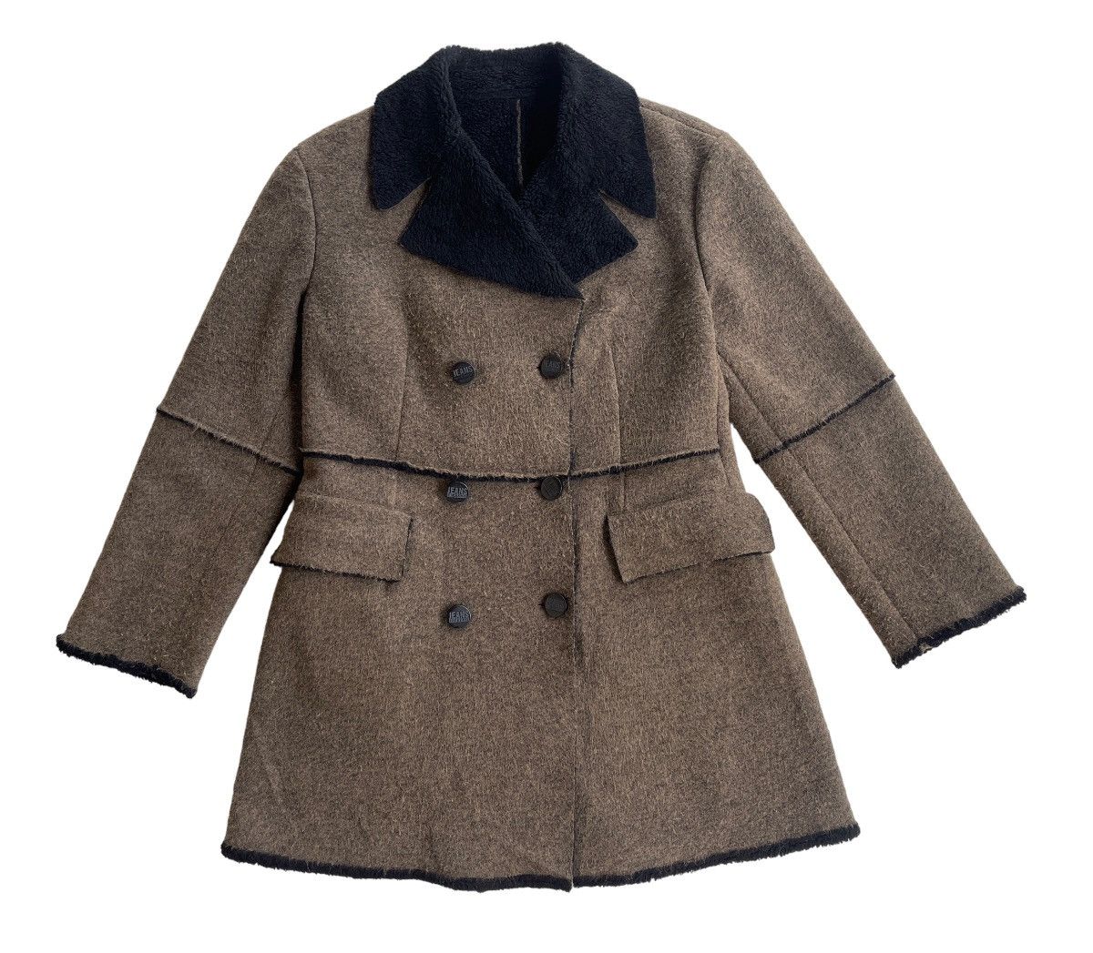 Iceberg Iceberg Wool Double Breasted Sherpa Jacket Size S / US 4 / IT 40 - 2 Thumbnail