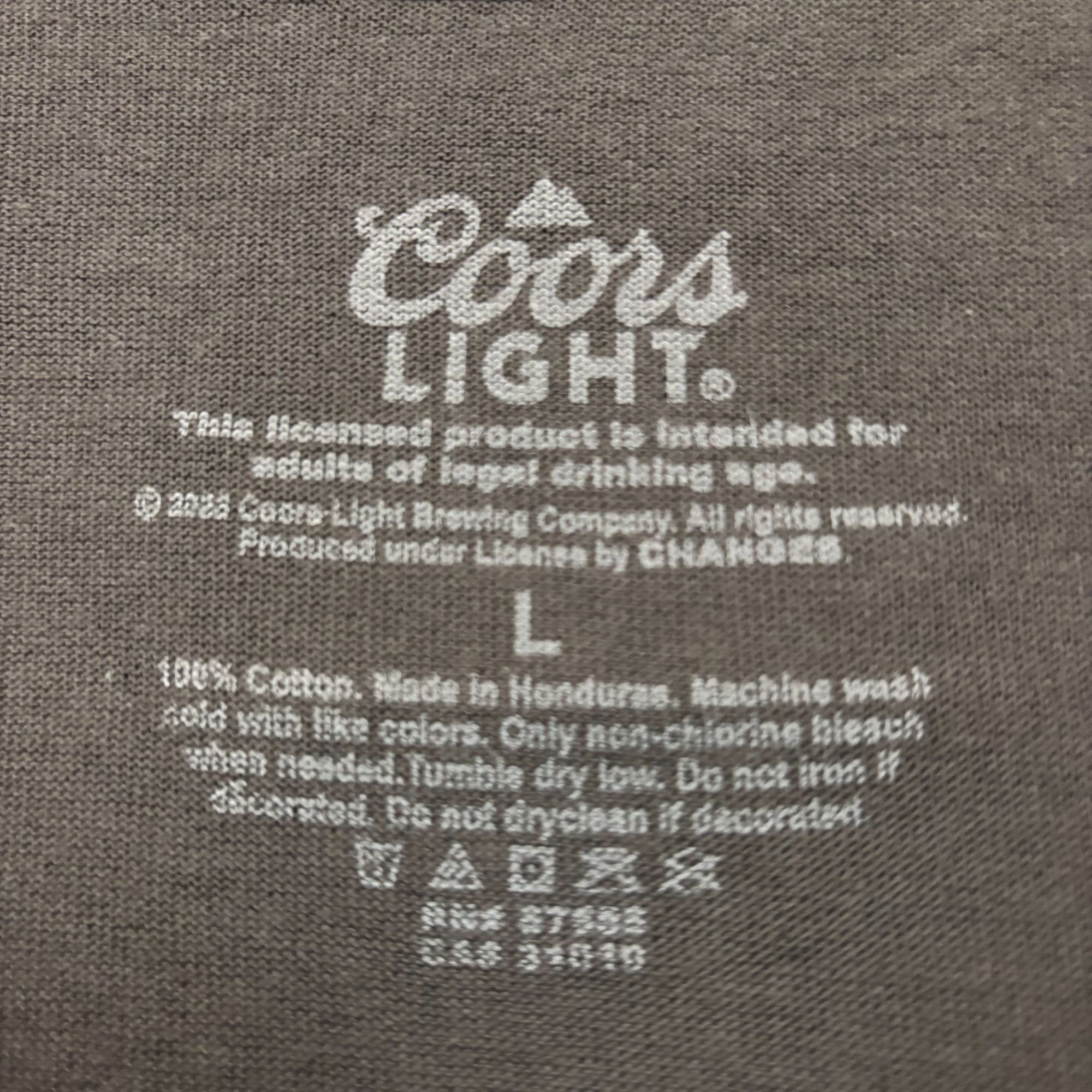 Other Coors Light Racing Team Number 38 Car Illustration Art Tee L Size US L / EU 52-54 / 3 - 4 Thumbnail