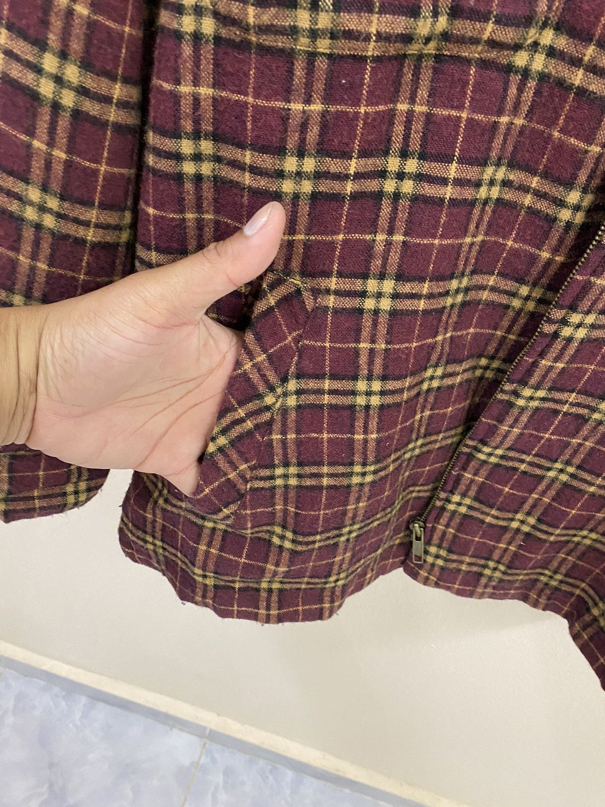Converse × Vintage Vtg Converse Wool Plaid Jacket Size US M / EU 48-50 / 2 - 10 Thumbnail
