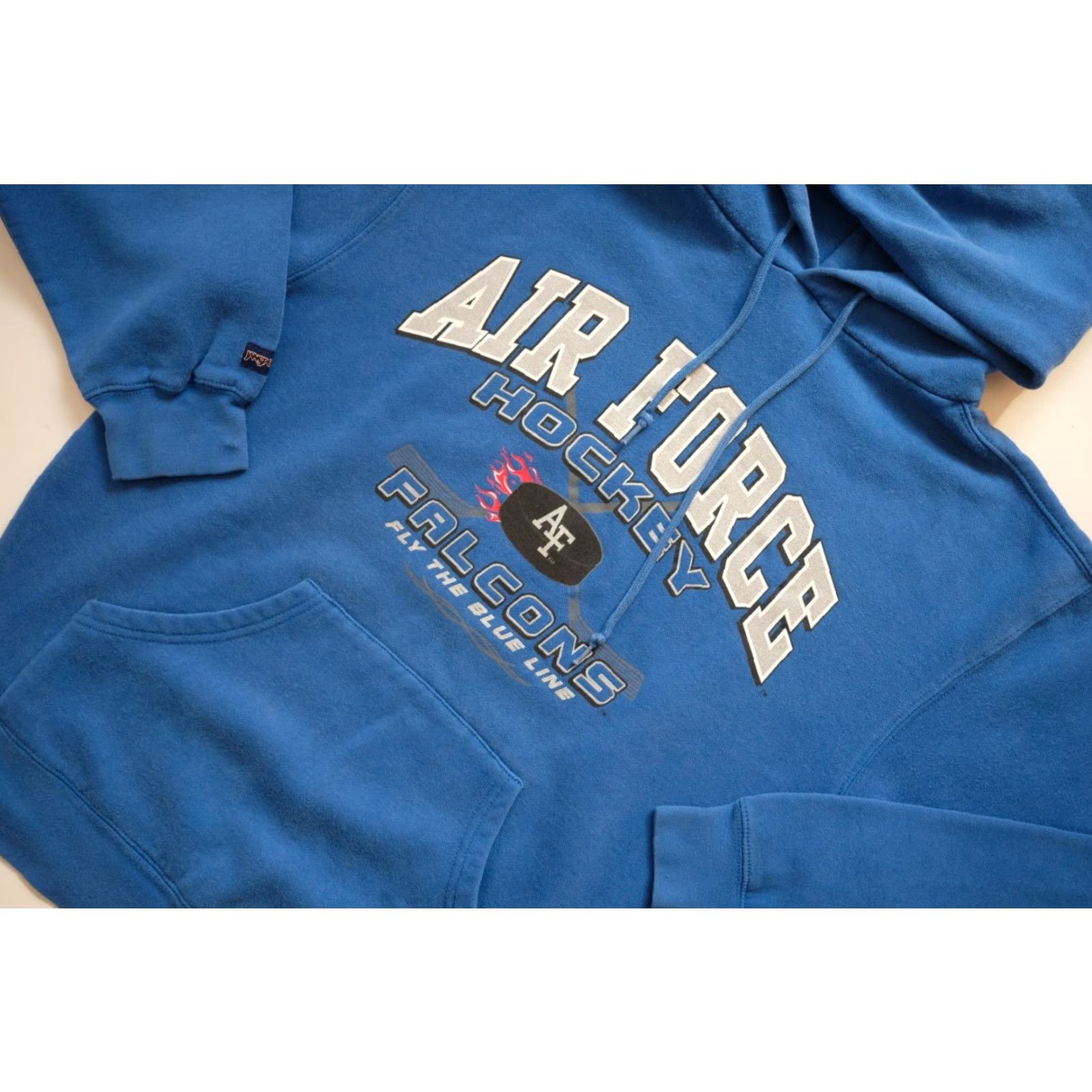Jansport NCAA AIR FORCE VTG 90s US MILITARY HOCKEY BLUE GRAPHIC SWEATSHIRT HOODIE SZ M Size US M / EU 48-50 / 2 - 5 Thumbnail