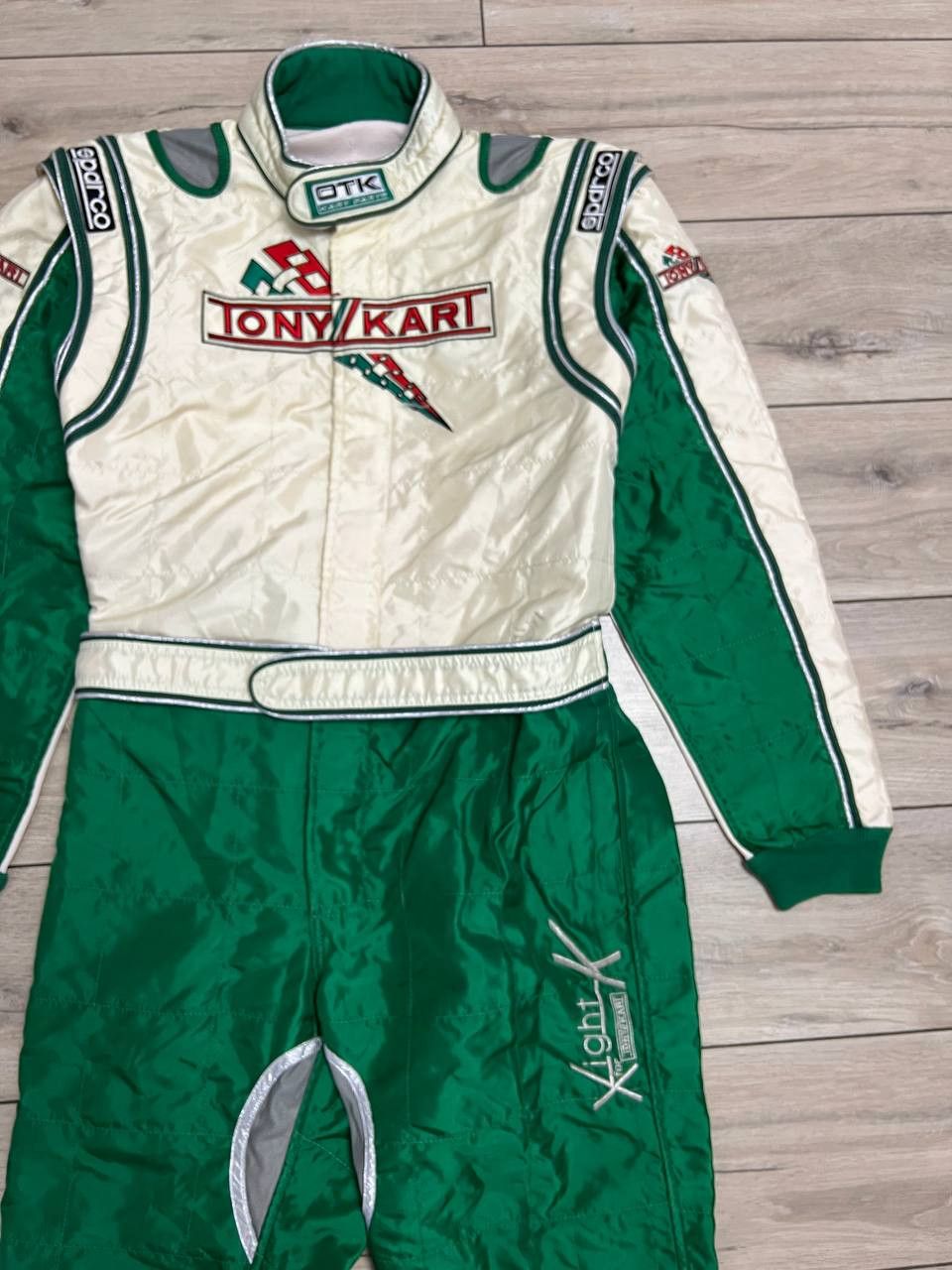 Formula 1 × Vintage Sparco Tony Kart K28 X-light Vintage Racing Suit sz 58 Size 46L - 10 Thumbnail