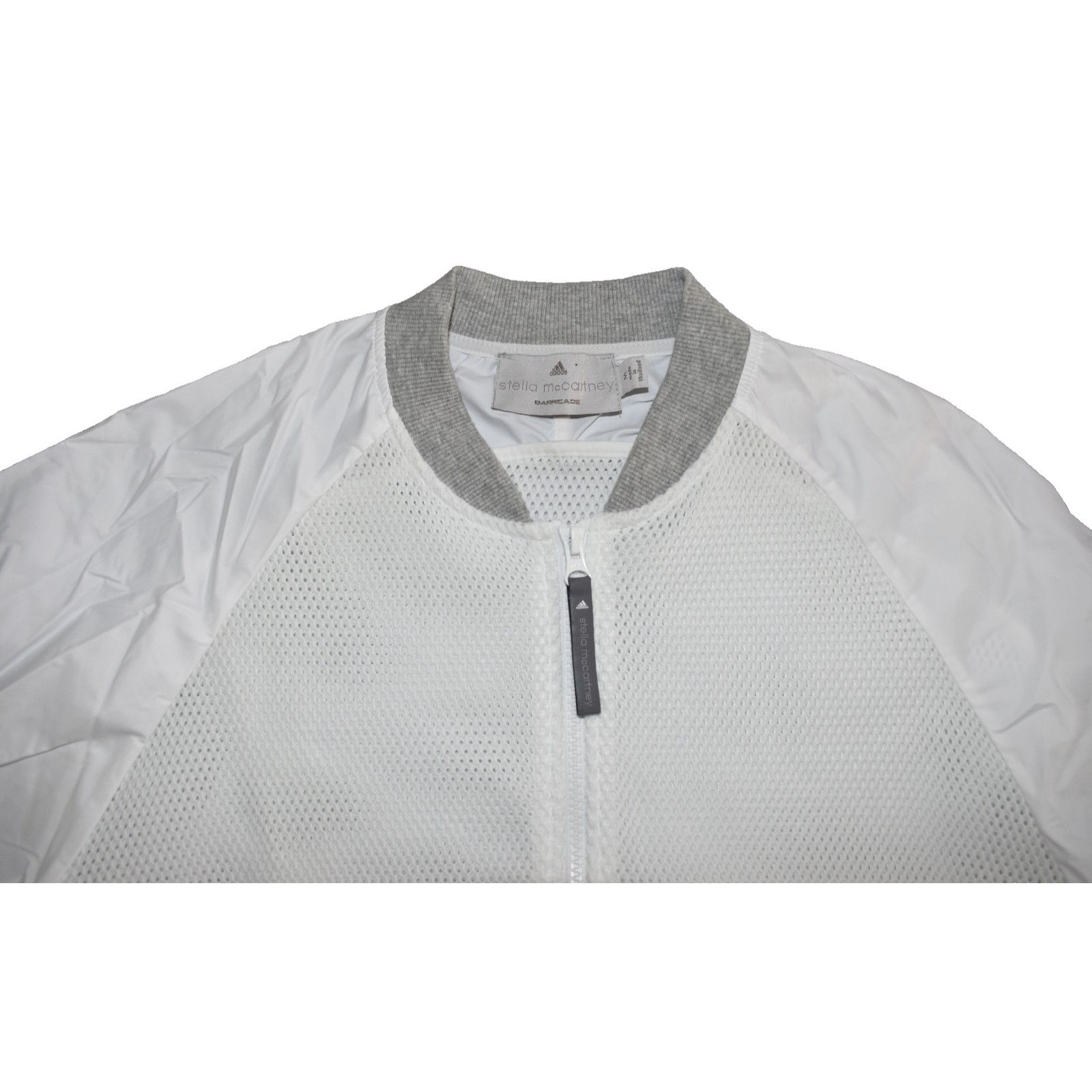 Adidas NEW ADIDAS X STELLA McCARTNEY White Mash Bomber Jacket Sz M Size M / US 6-8 / IT 42-44 - 5 Thumbnail