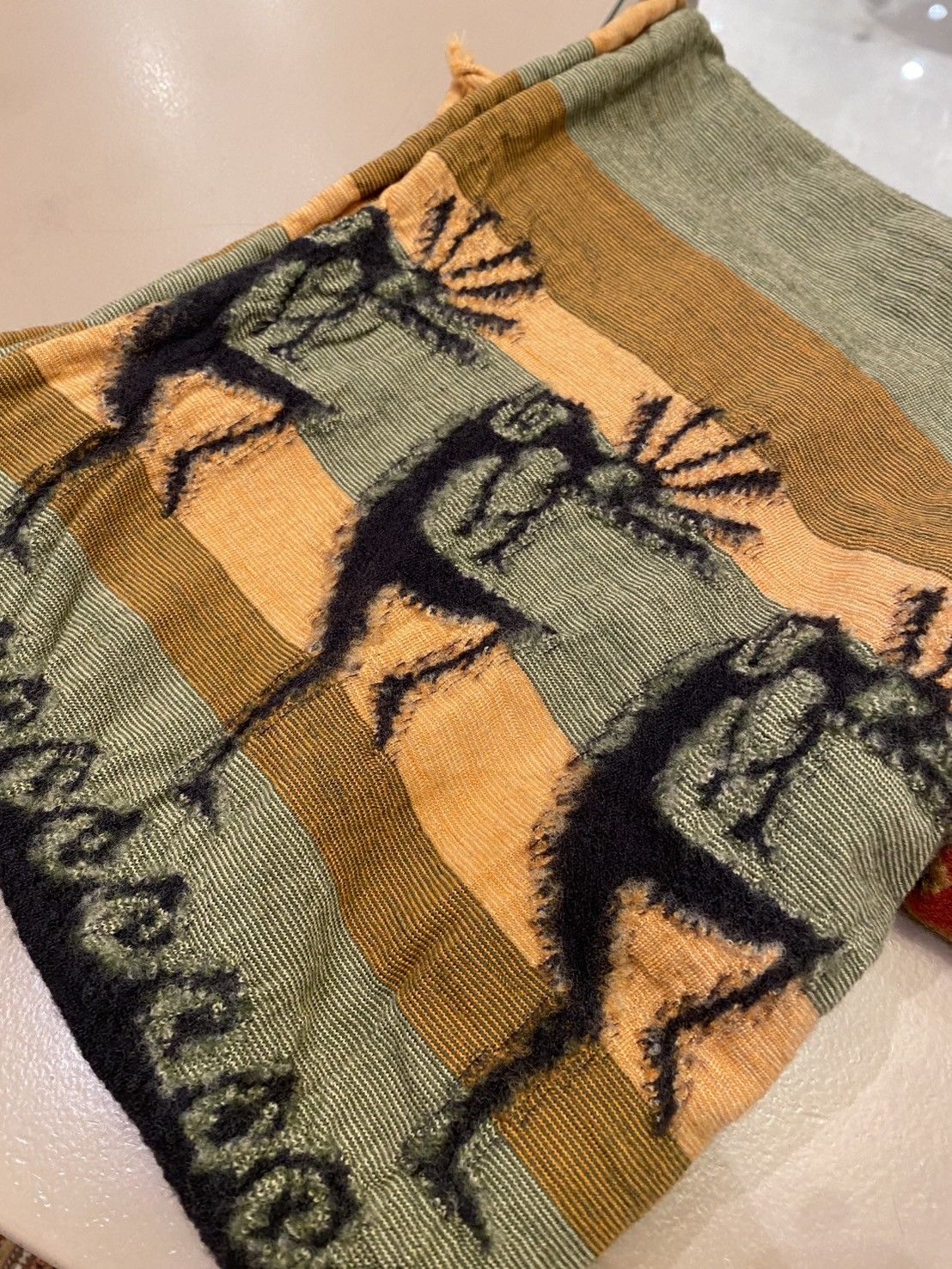 Kapital Kapital wool Kabuki Cocoperi Scarf Muffler Size ONE SIZE - 4 Thumbnail