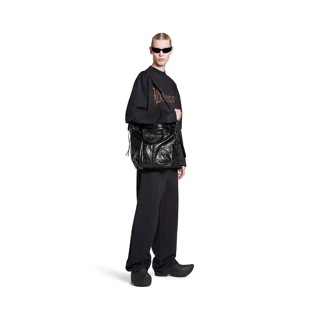 Balenciaga o1mt1gz0425 Size: OS / Le Cagole Medium Tote Bag in Black Size ONE SIZE - 2 Thumbnail