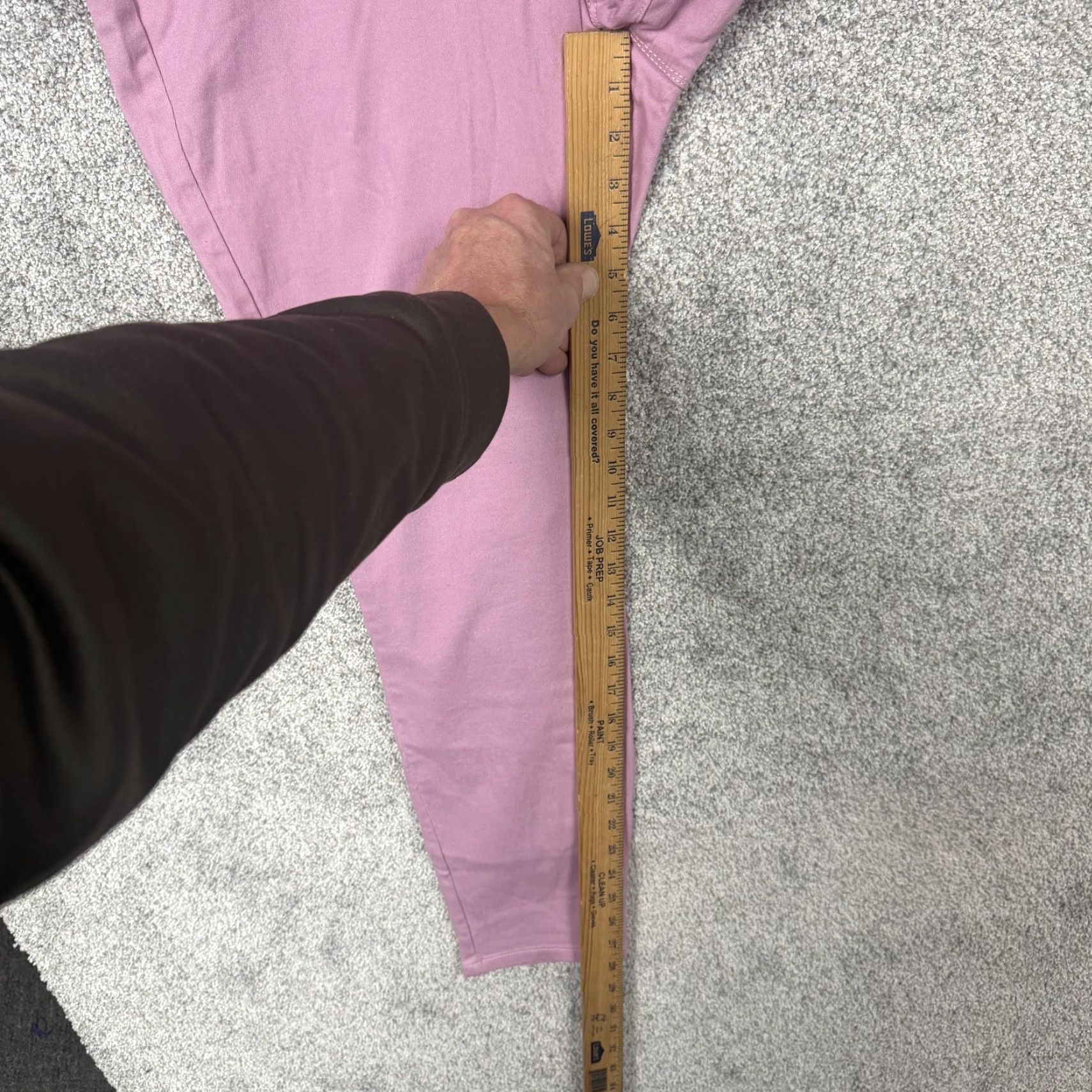 Style & Co Style & Co Curvy Skinny Leg Jeans Womens 16 Purple High Rise Stretch Denim 36 Inseam 28 in Size 38" / US 16 / IT 52 - 4 Thumbnail