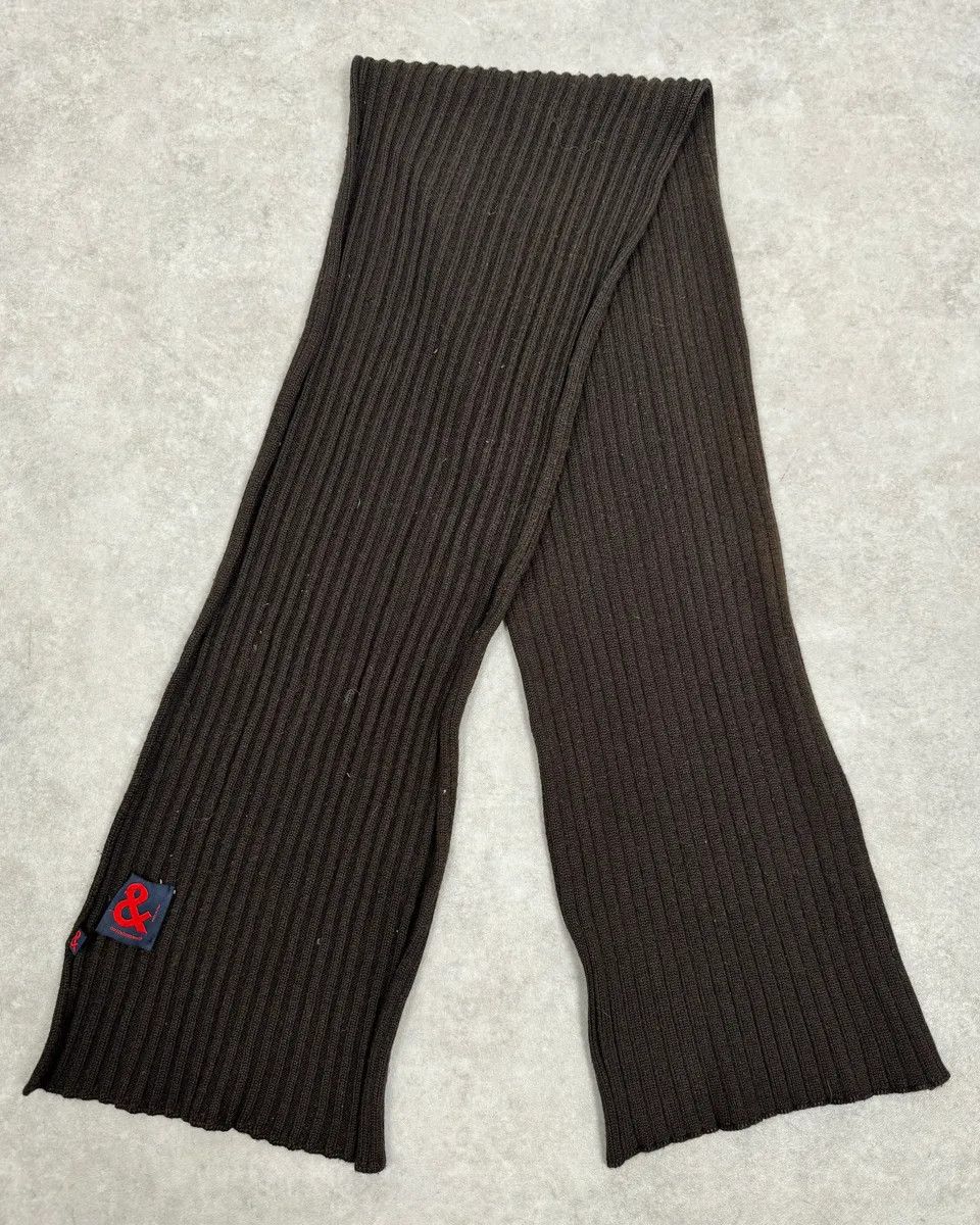 Dolce & Gabbana 1990s Dolce & Gabbana Brown Wool Scarf Size ONE SIZE - 1 Thumbnail