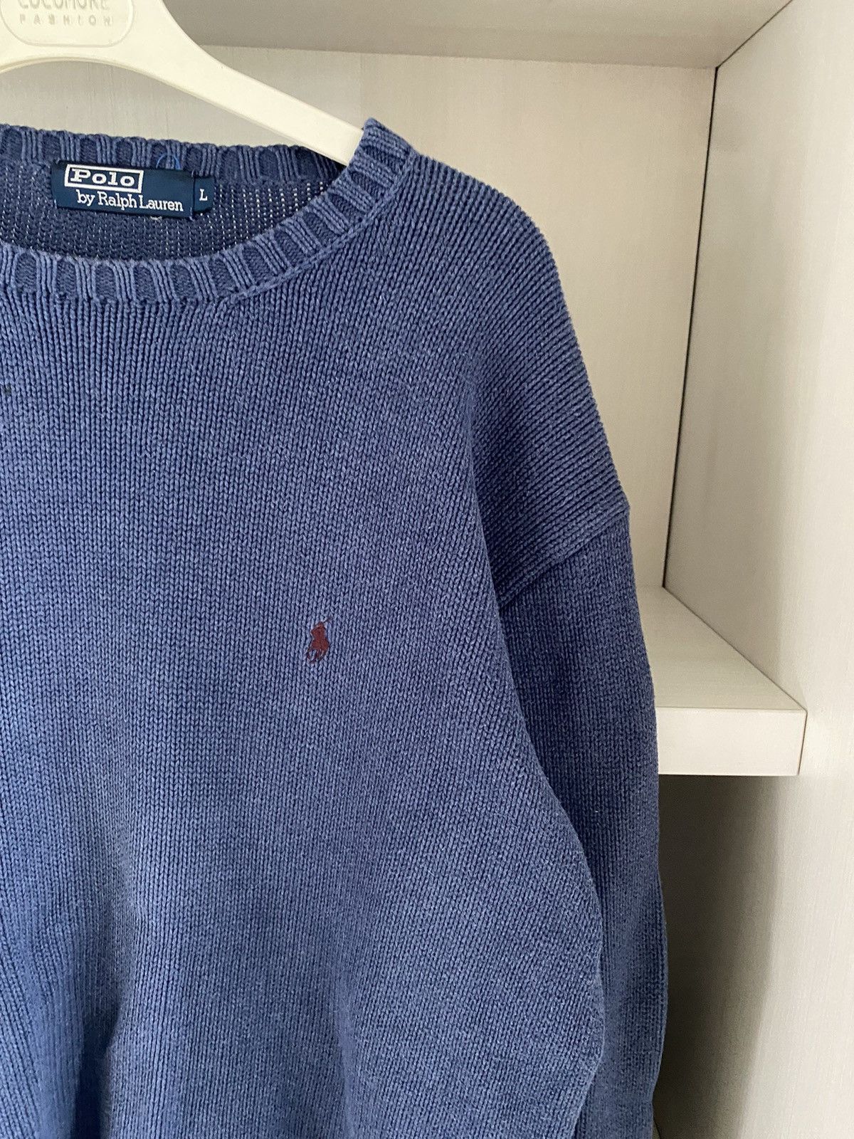 Polo Ralph Lauren Polo Ralph Lauren Knit Sweater Vintage Streetwear Blue Size US L / EU 52-54 / 3 - 3 Thumbnail