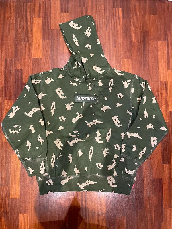 Supreme supreme box logo camo hoodie | Grailed