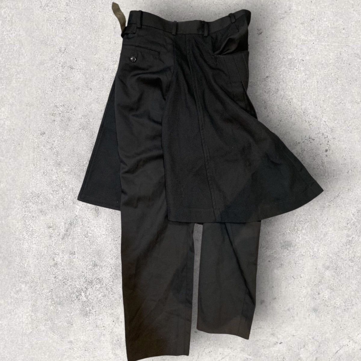 Comme des Garcons Black CDG Skirt Wrap Pants Size US 30 / EU 46 - 2 Thumbnail