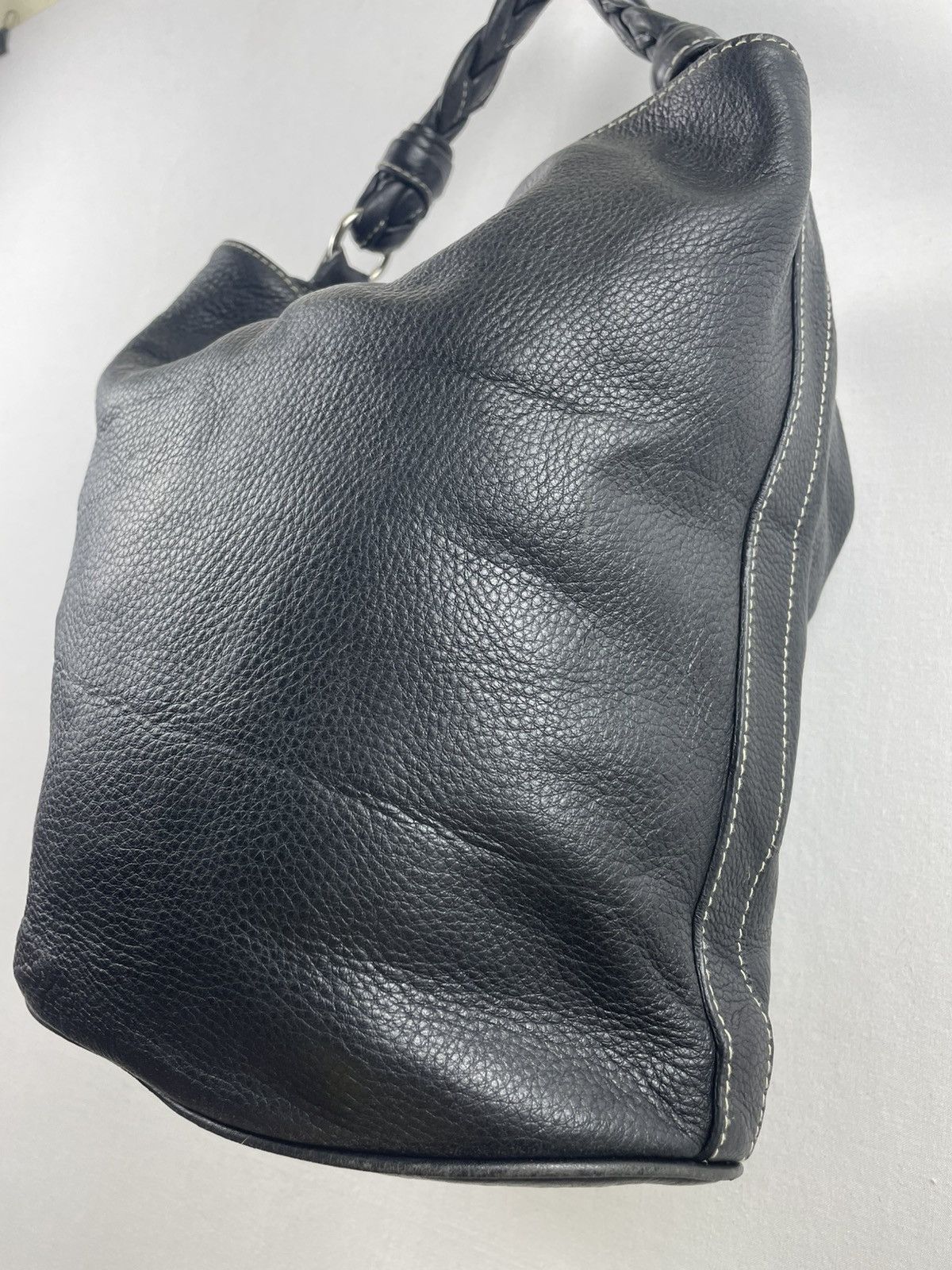 Polo Ralph Lauren Vintage Ralph Lauren Soft Black Leather Hobo Bag Size ONE SIZE - 3 Thumbnail